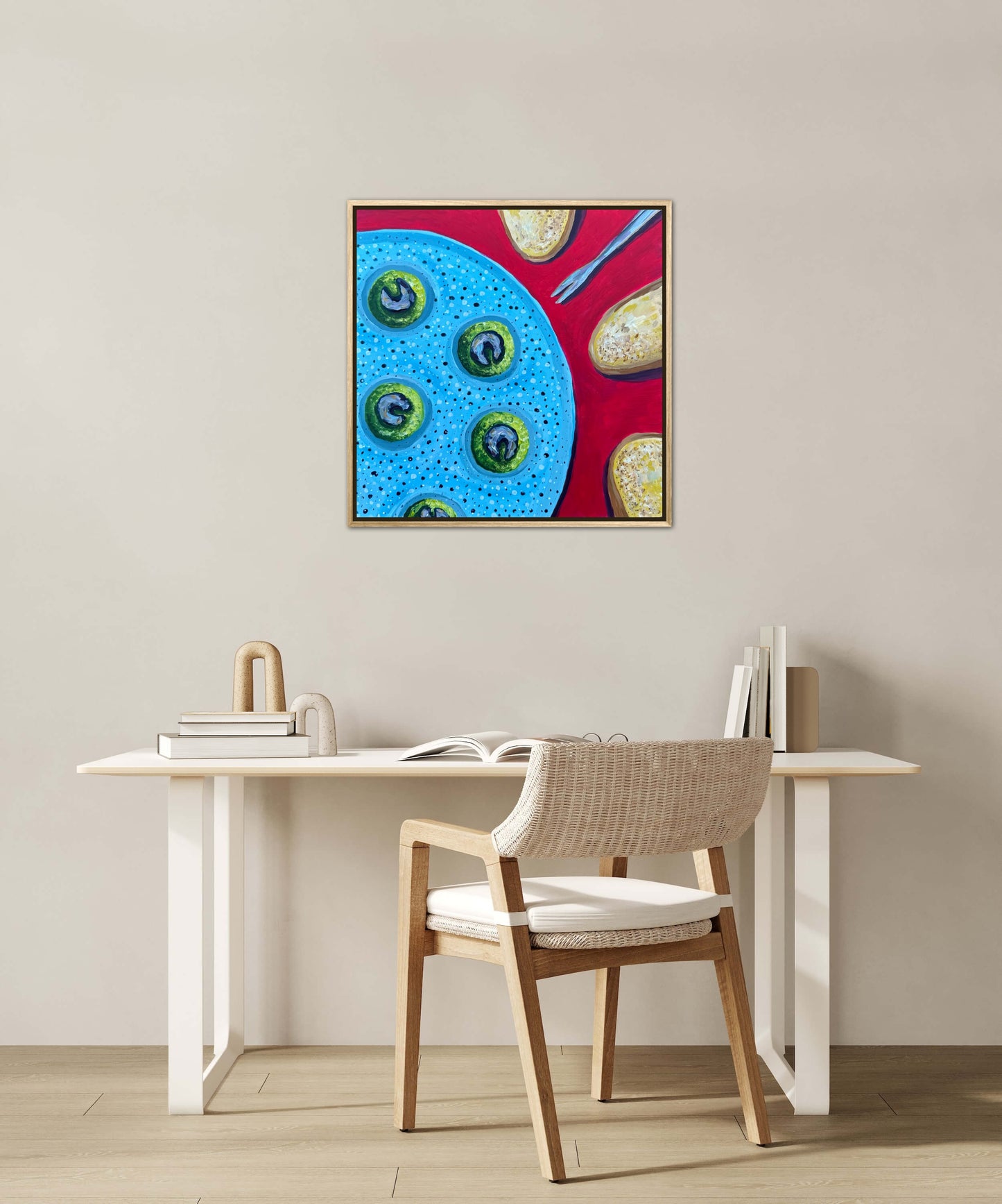 Little Luxuries Collection: Escargot - 12x12in Original Art