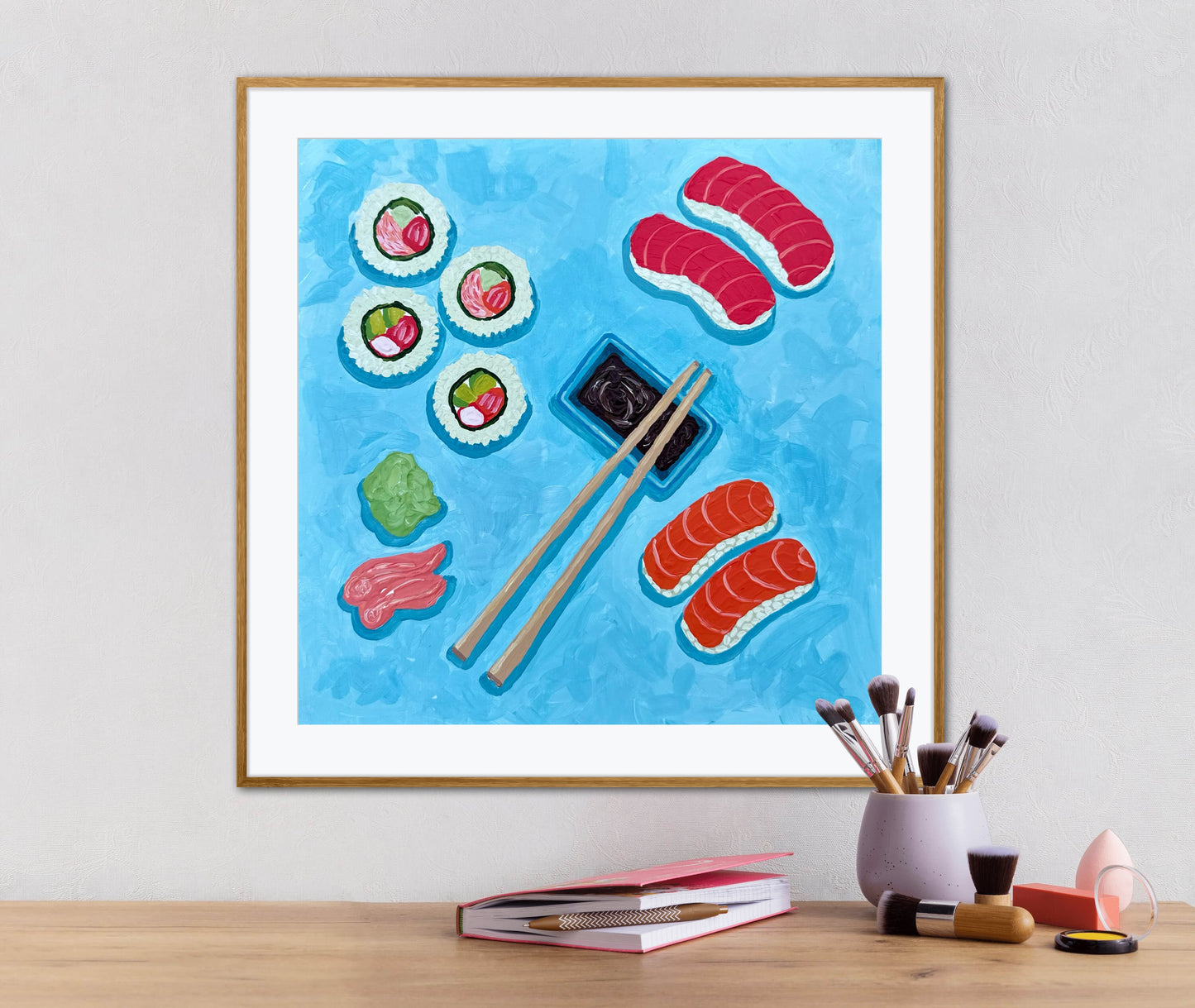 Little Luxuries Collection: You Had Me At Sushi! đŁ - 10x10in GlicĂ©e Fine Art Print