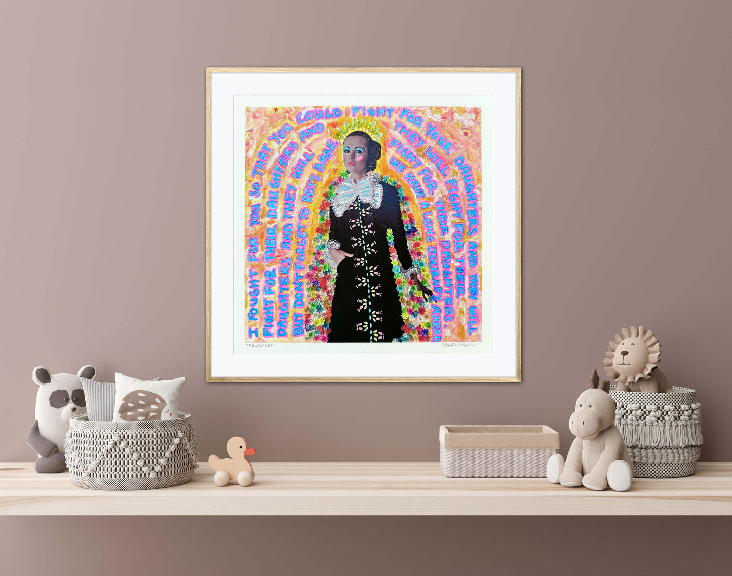 ”Daughters” Giclée Fine Art Print 10x10in