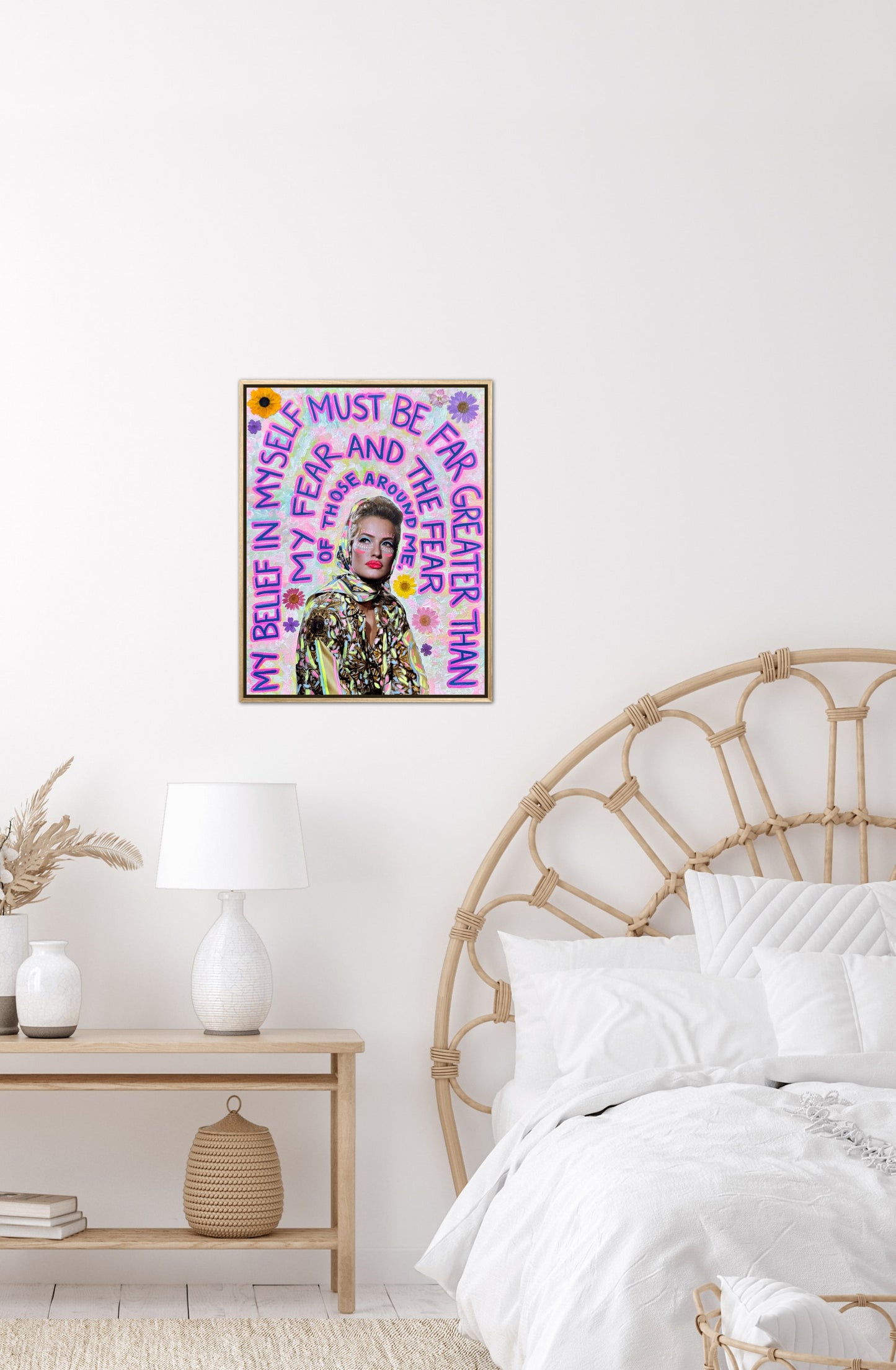 Vogue Reflections: “My Belief” Original Art 11x14in Framed