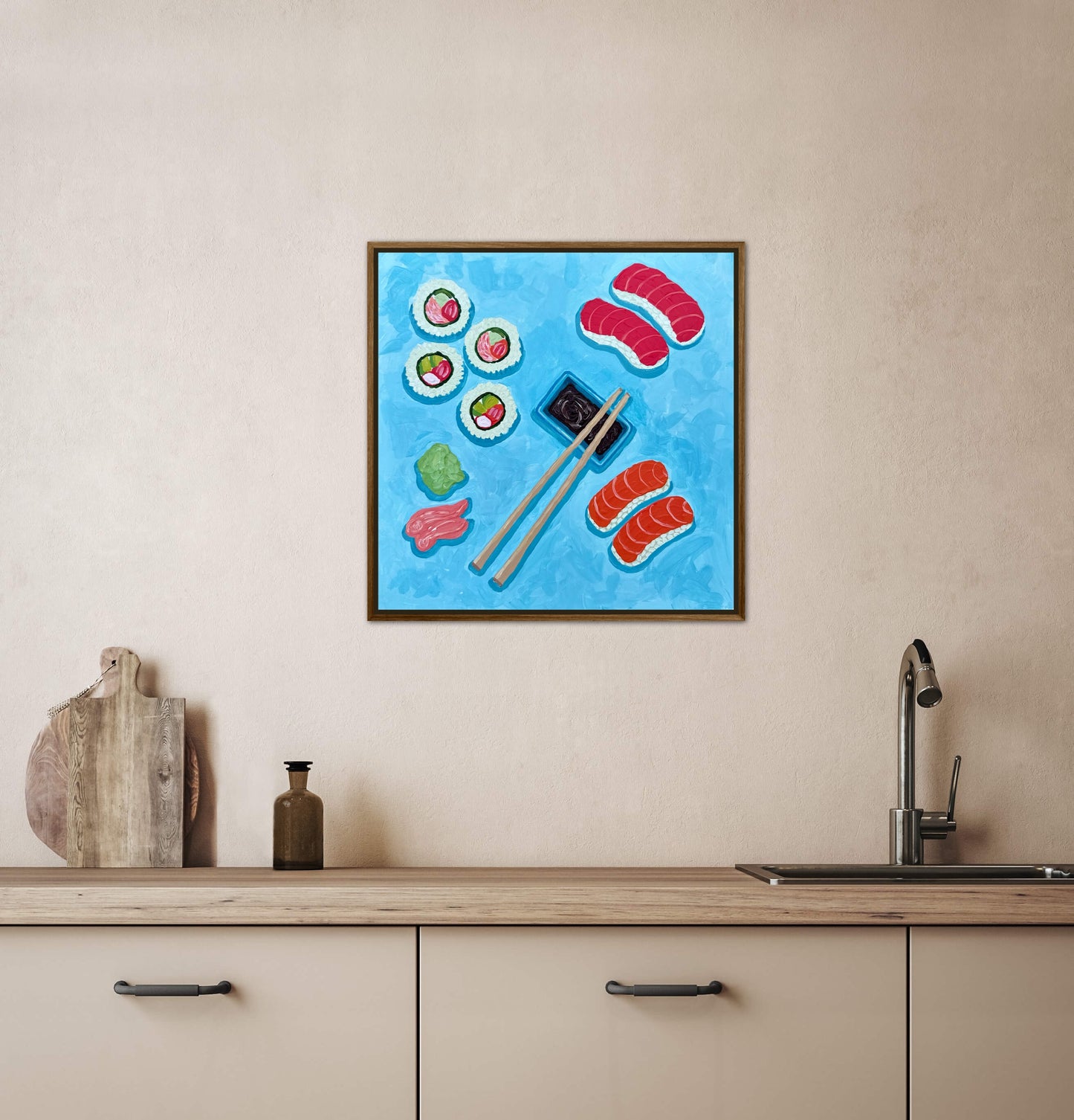 Little Luxuries Collection: You Had Me At Sushi! đŁ - 12x12in Original Art