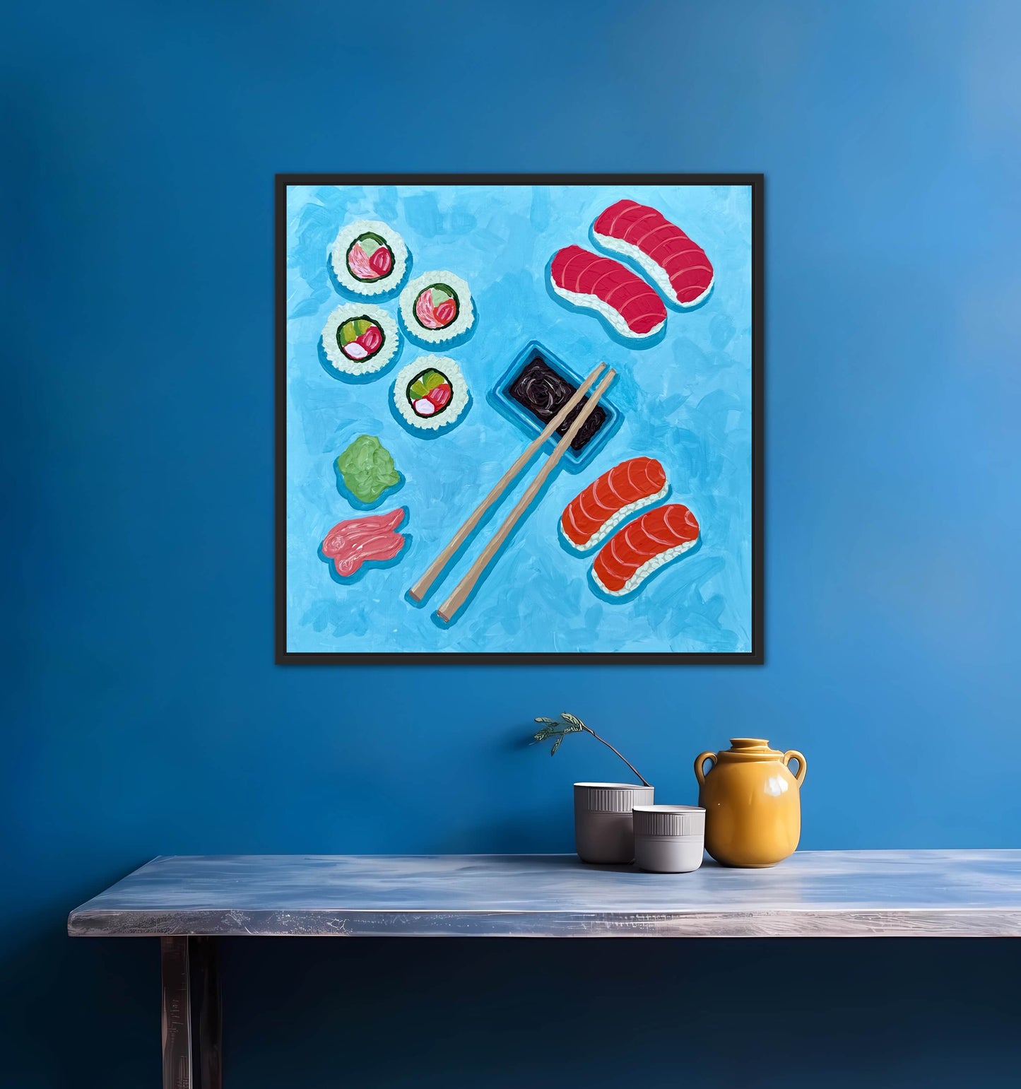 Little Luxuries Collection: You Had Me At Sushi! đŁ - 12x12in Original Art