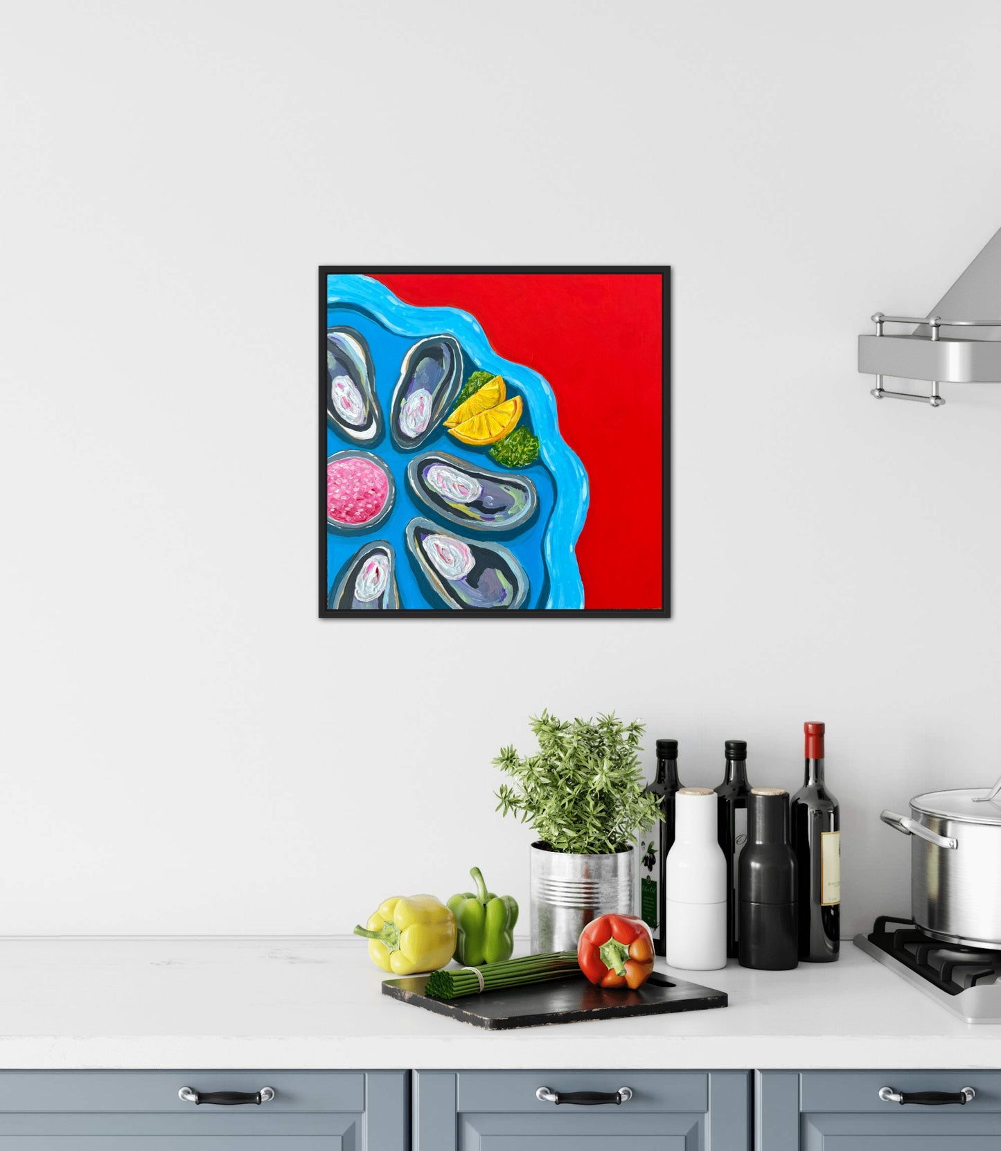 Little Luxuries Collection: Half Shell Time is Never a Crime - 12x12in Original Art