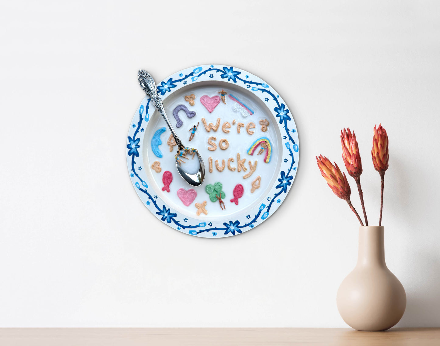 Lucky Charms: Saturday Mornings Cereal Collection - 8x8in Mixed Media