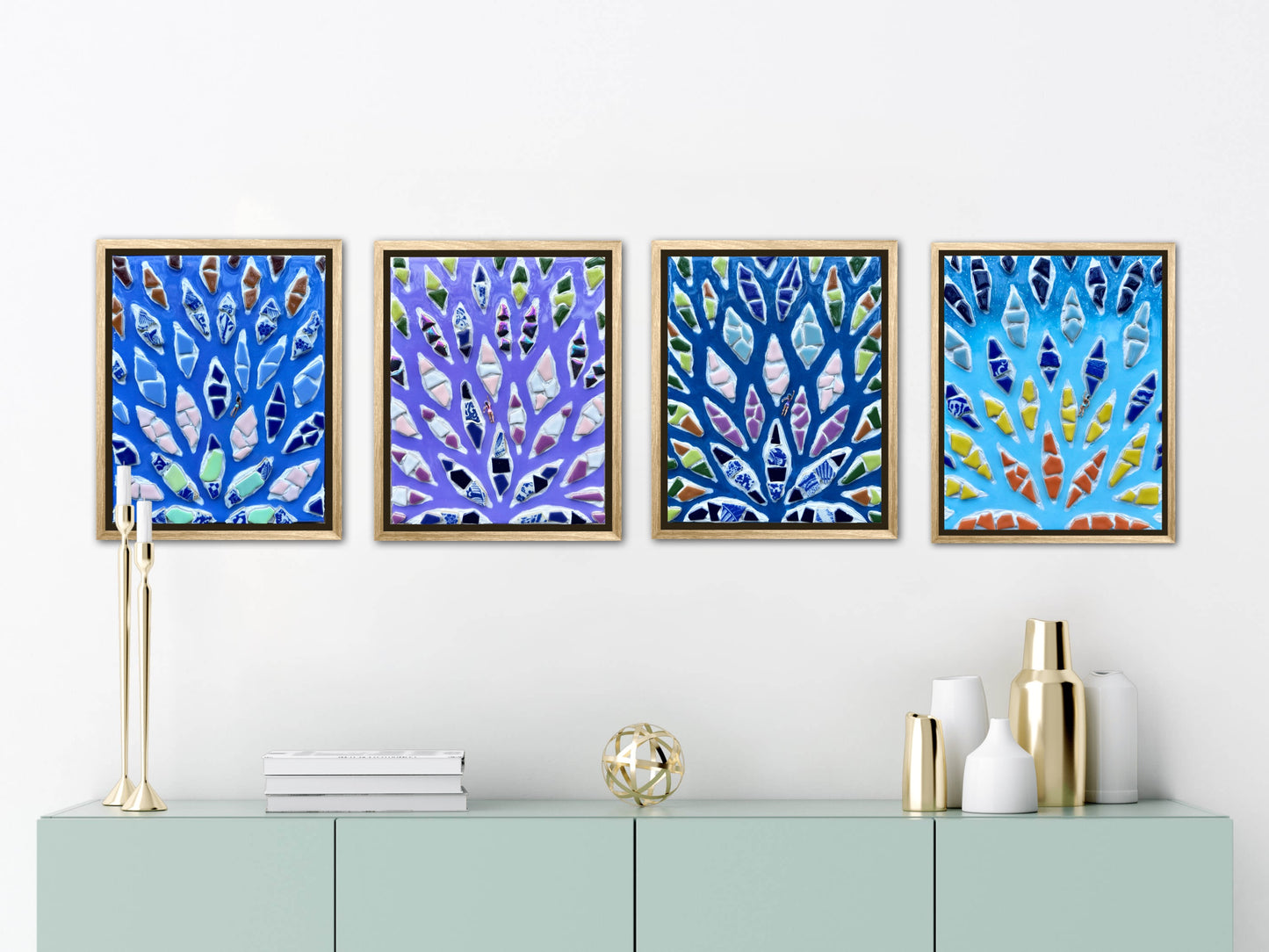 The Path to Purpose - 8x10 Mixed Media; Sand, Acrylic & Resin on Canvas Framed