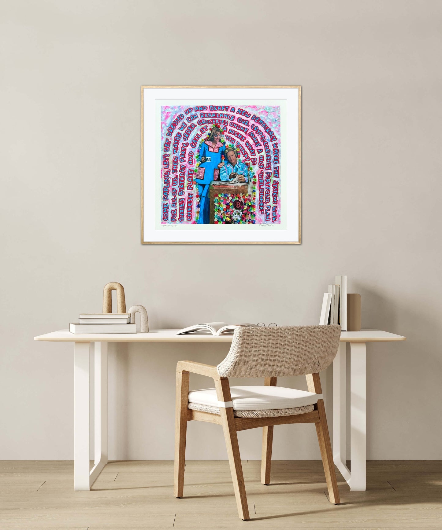 ”Come Darling” Giclée Fine Art Print 10x10in or 5x5in