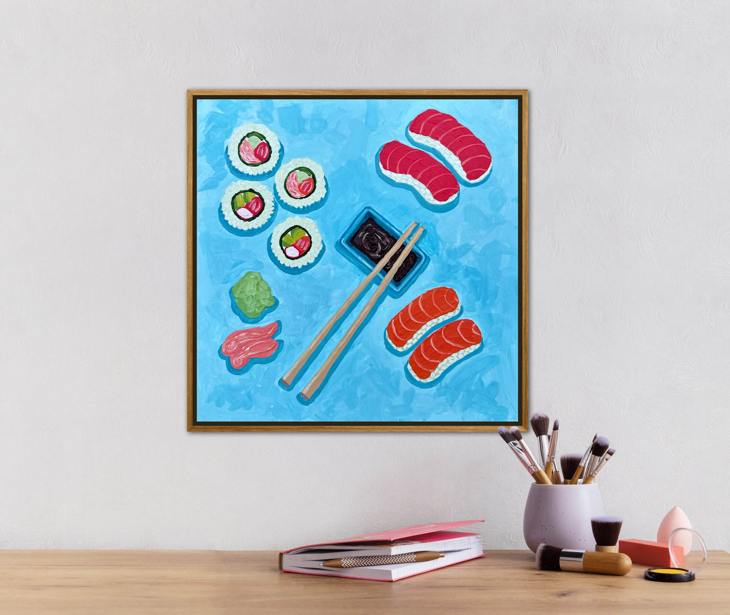 Little Luxuries Collection: You Had Me At Sushi! đŁ - 12x12in Original Art
