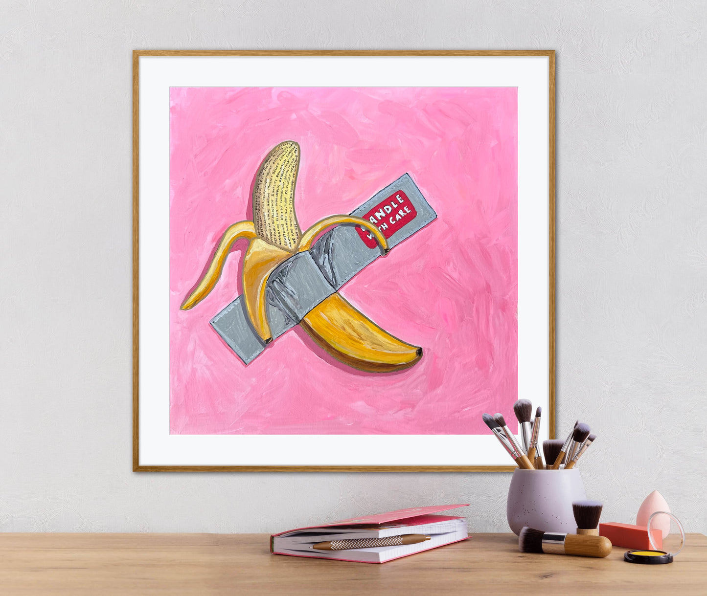 Little Luxuries Collection: There’s Always Money in the Banana Stand - 10x10in Glicée Fine Art Print