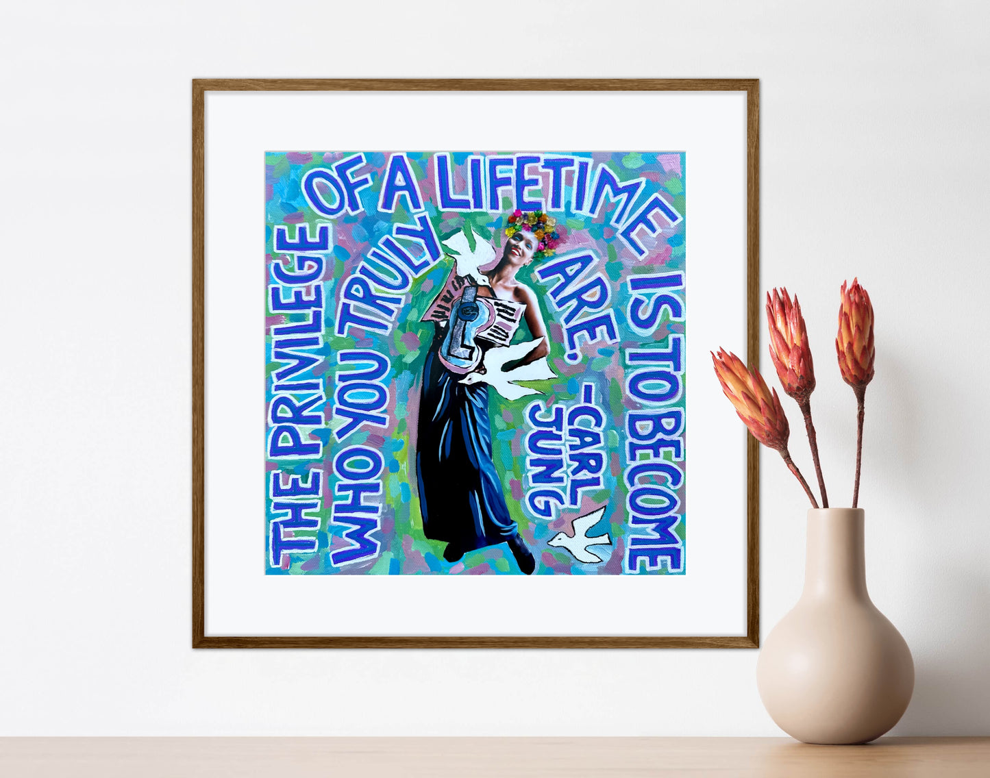 Vogue Reflections: The Privilege of a Lifetime - 10x10in Glicée Fine Art Print
