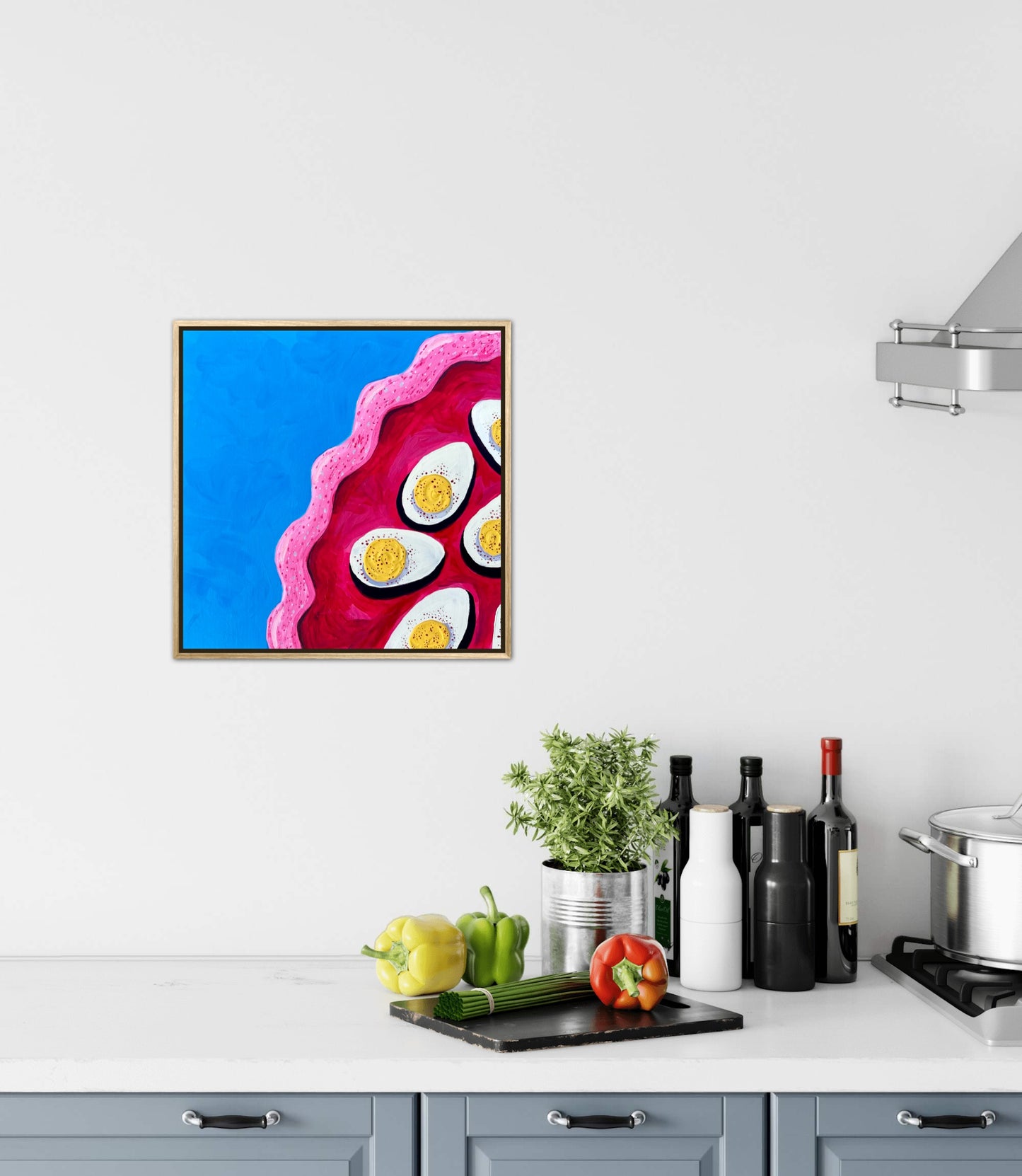 Little Luxuries Collection: Deviled Eggs - 12x12in Original Art