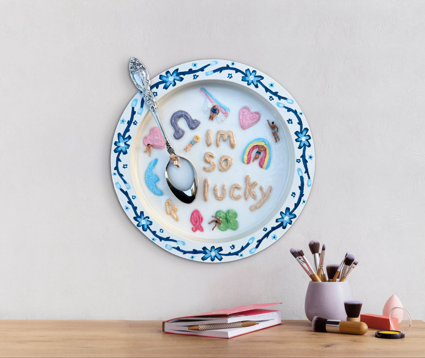 Lucky Charms: Saturday Mornings Cereal Collection - 8x8in Mixed Media