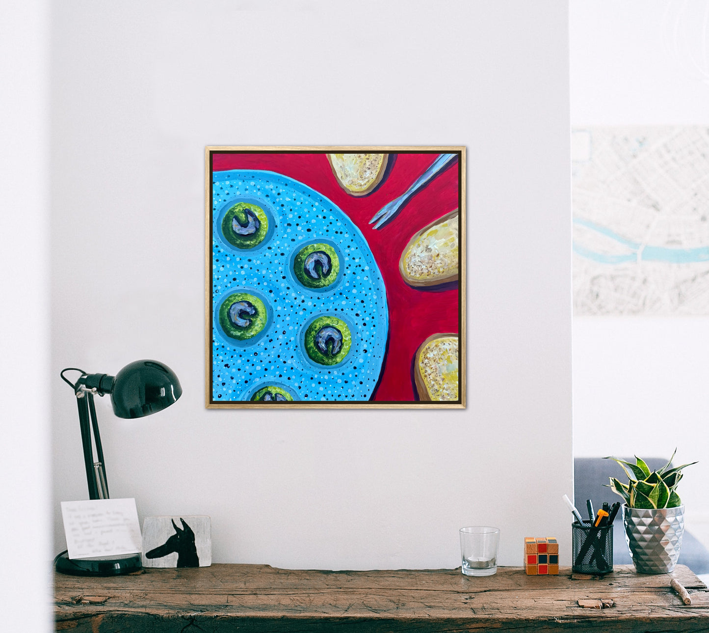 Little Luxuries Collection: Escargot - 12x12in Original Art