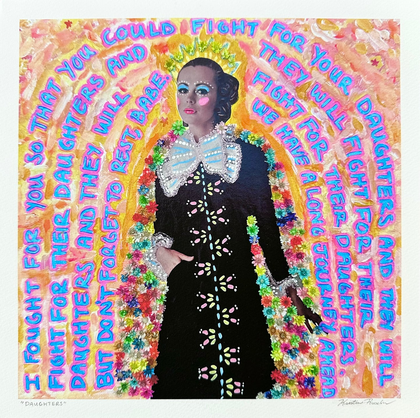”Daughters” Giclée Fine Art Print 10x10in or 5x5in