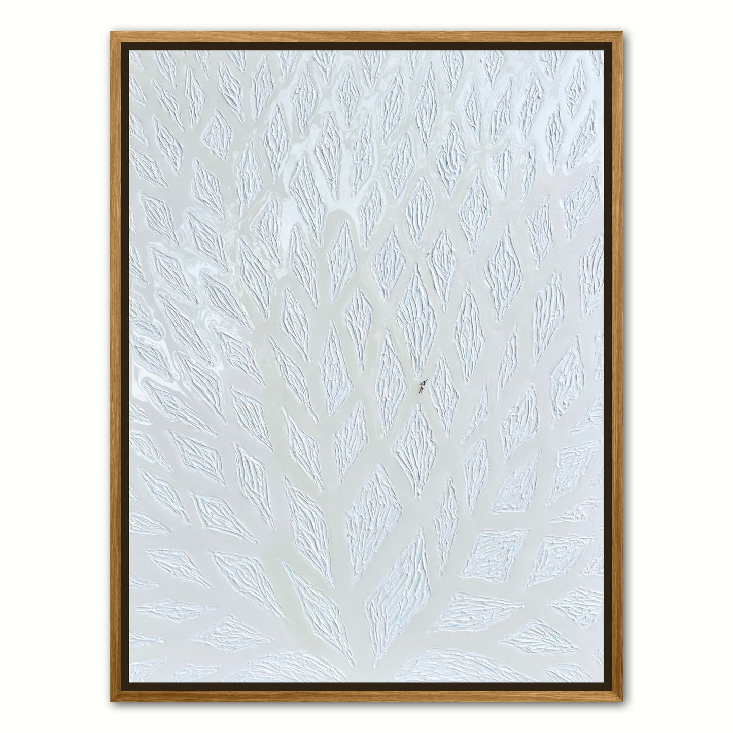 The Path to Dancing in the Clouds - 30x40in Mixed Media Textured Artwork Framed