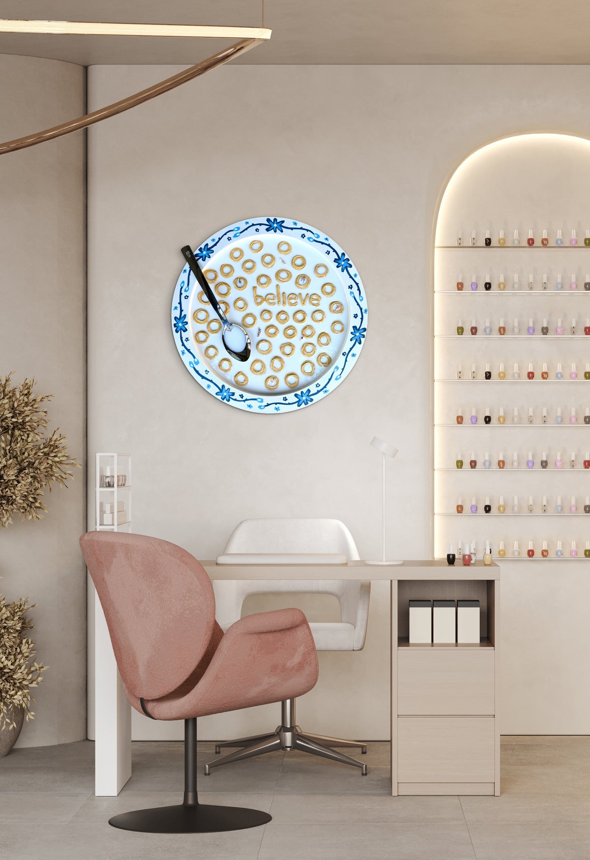 Cheerios: Believe - 20x20in Mixed Media