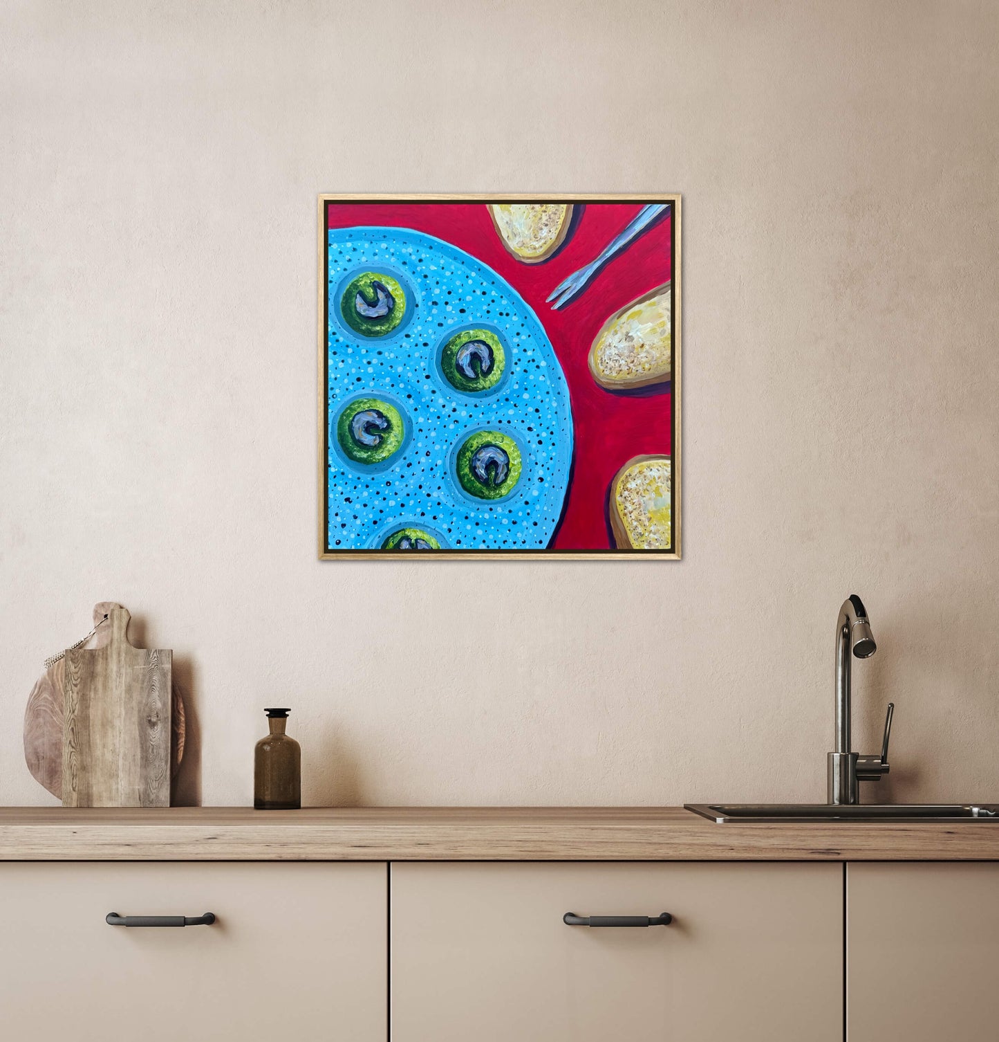 Little Luxuries Collection: Escargot - 12x12in Original Art