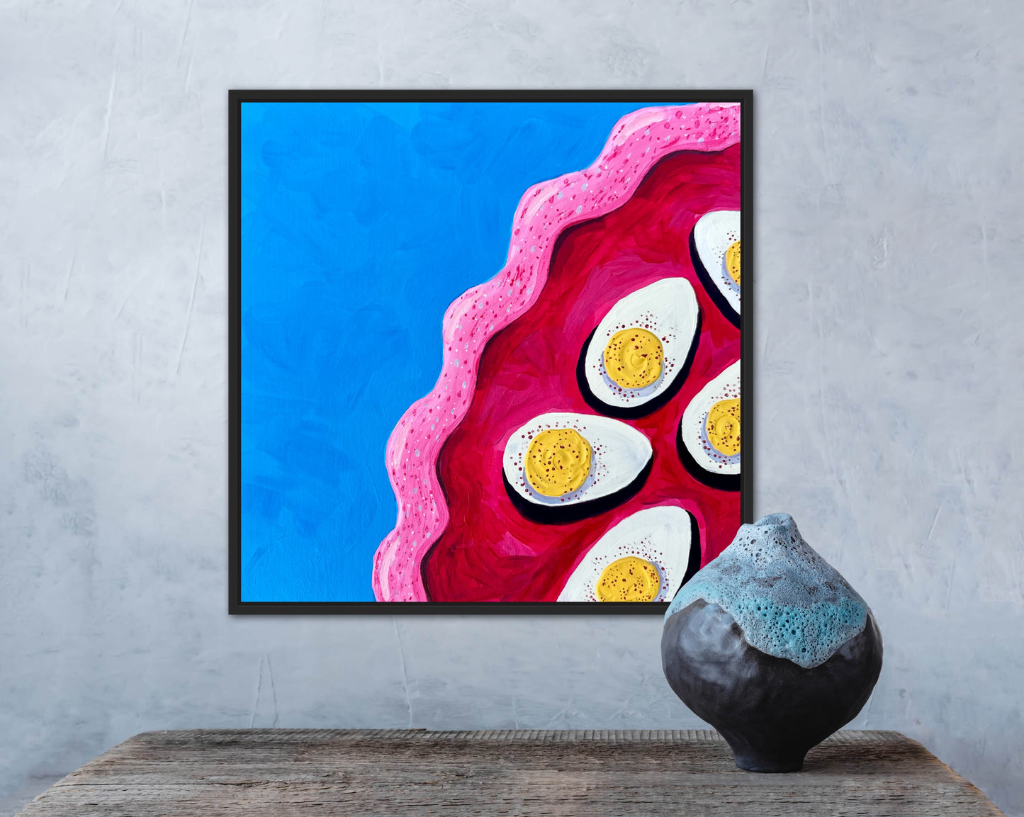 Little Luxuries Collection: Deviled Eggs - 12x12in Original Art