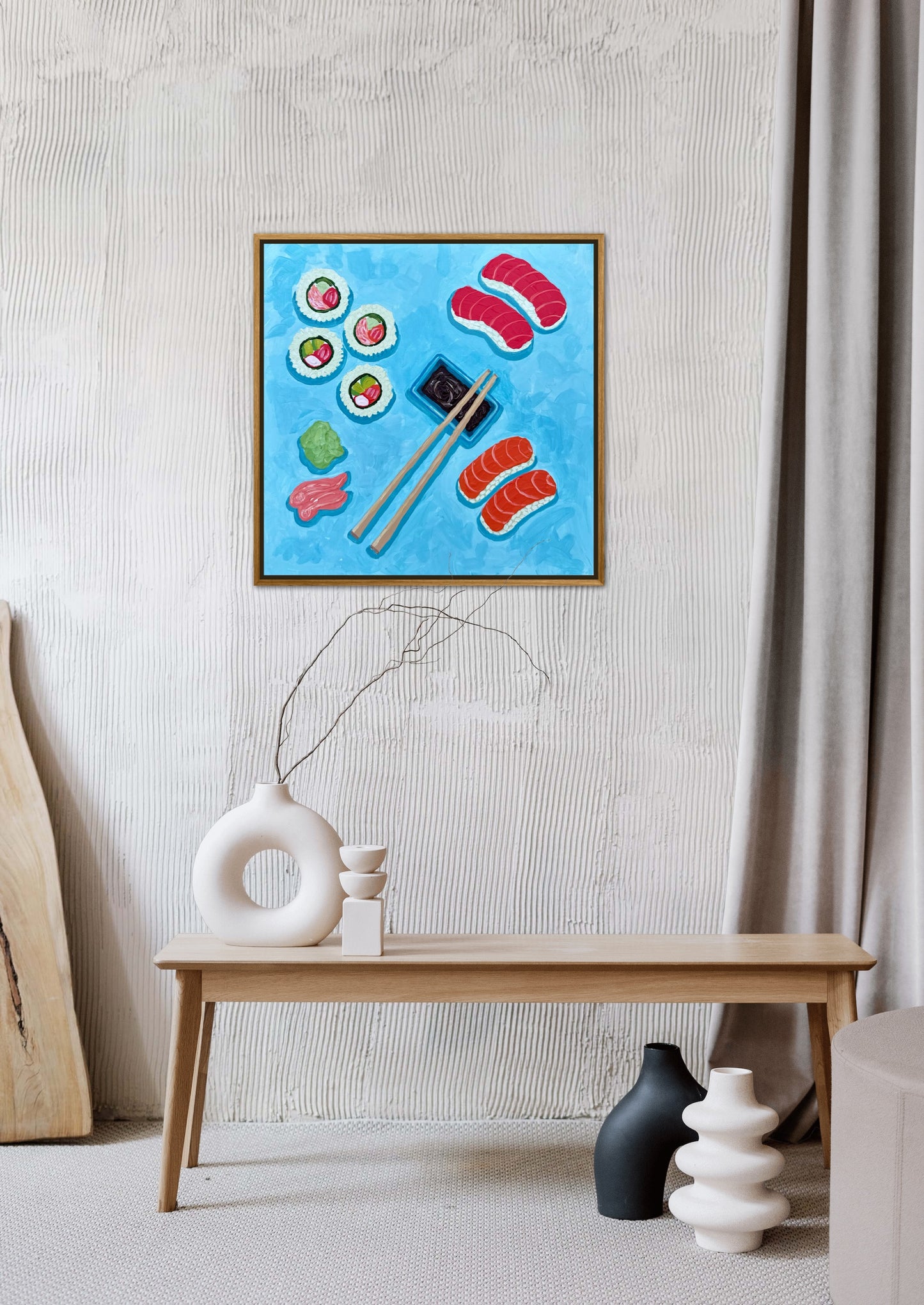 Little Luxuries Collection: You Had Me At Sushi! đŁ - 12x12in Original Art