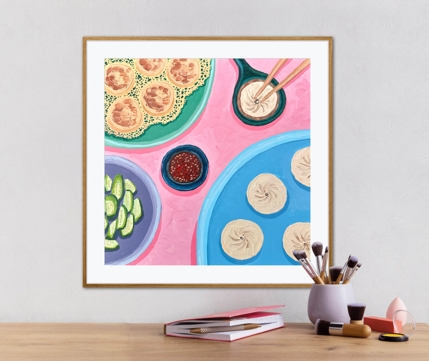 Little Luxuries Collection: Soup Dumplings - 10x10in Glicée Fine Art Print