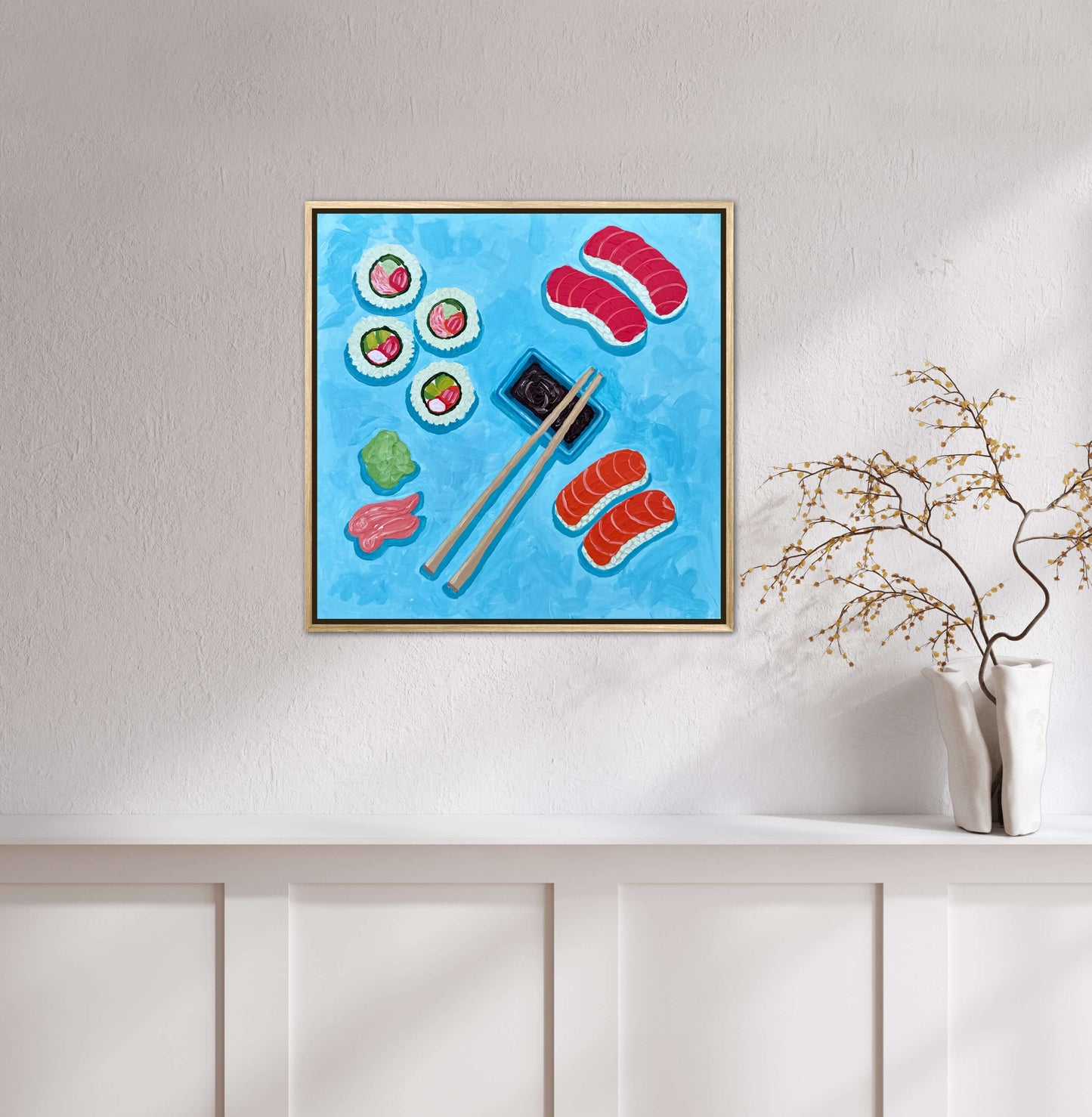 Little Luxuries Collection: You Had Me At Sushi! đŁ - 12x12in Original Art
