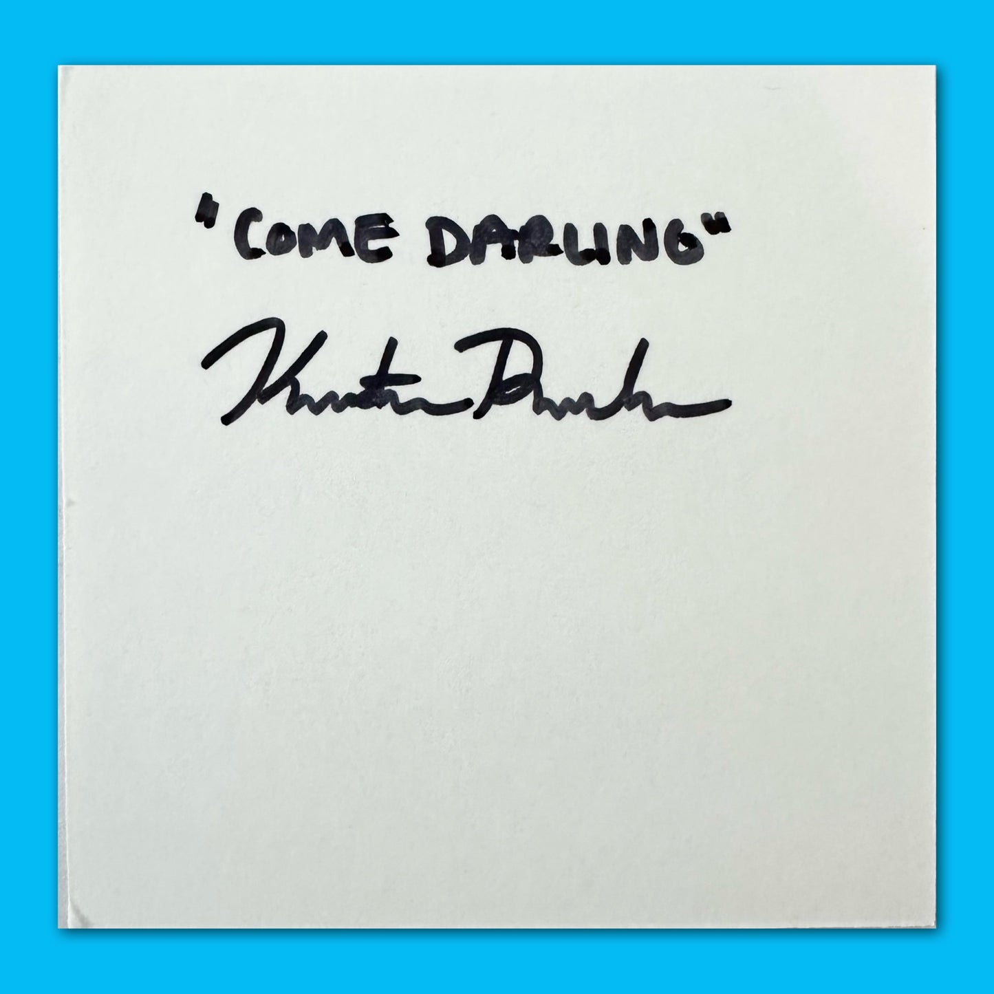 Vogue Reflections 3x3in STICKER: Come Darling