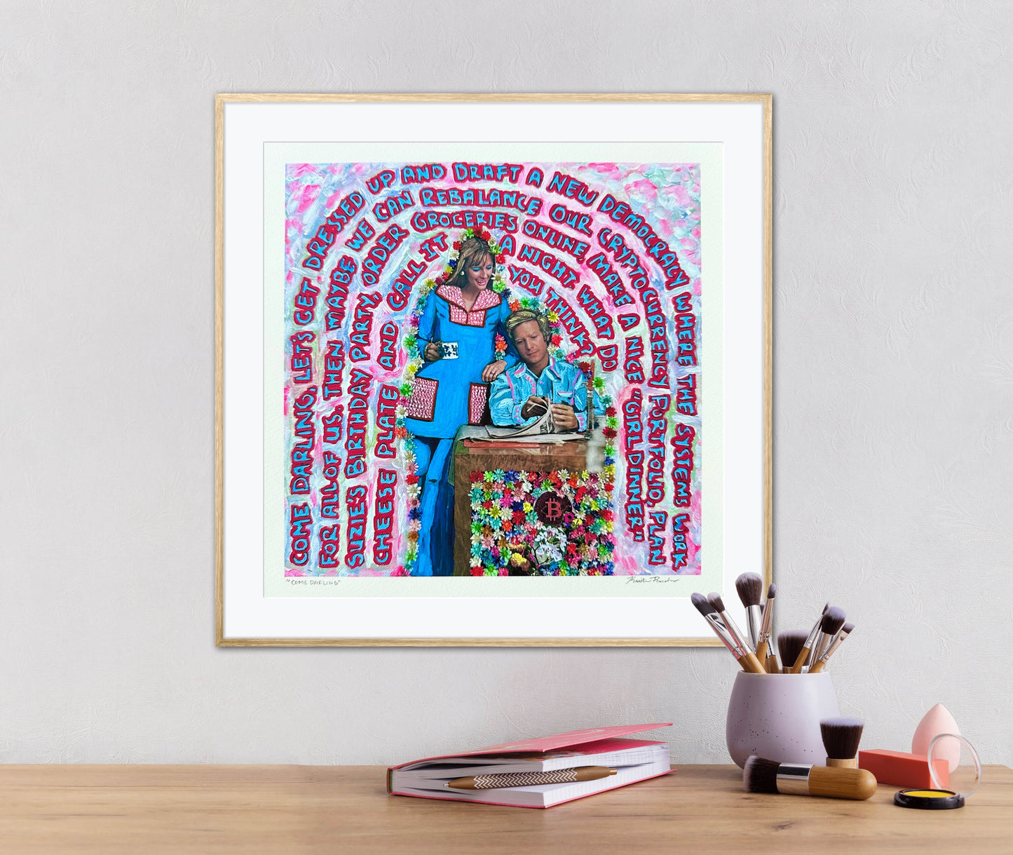 ”Come Darling” Giclée Fine Art Print 10x10in or 5x5in