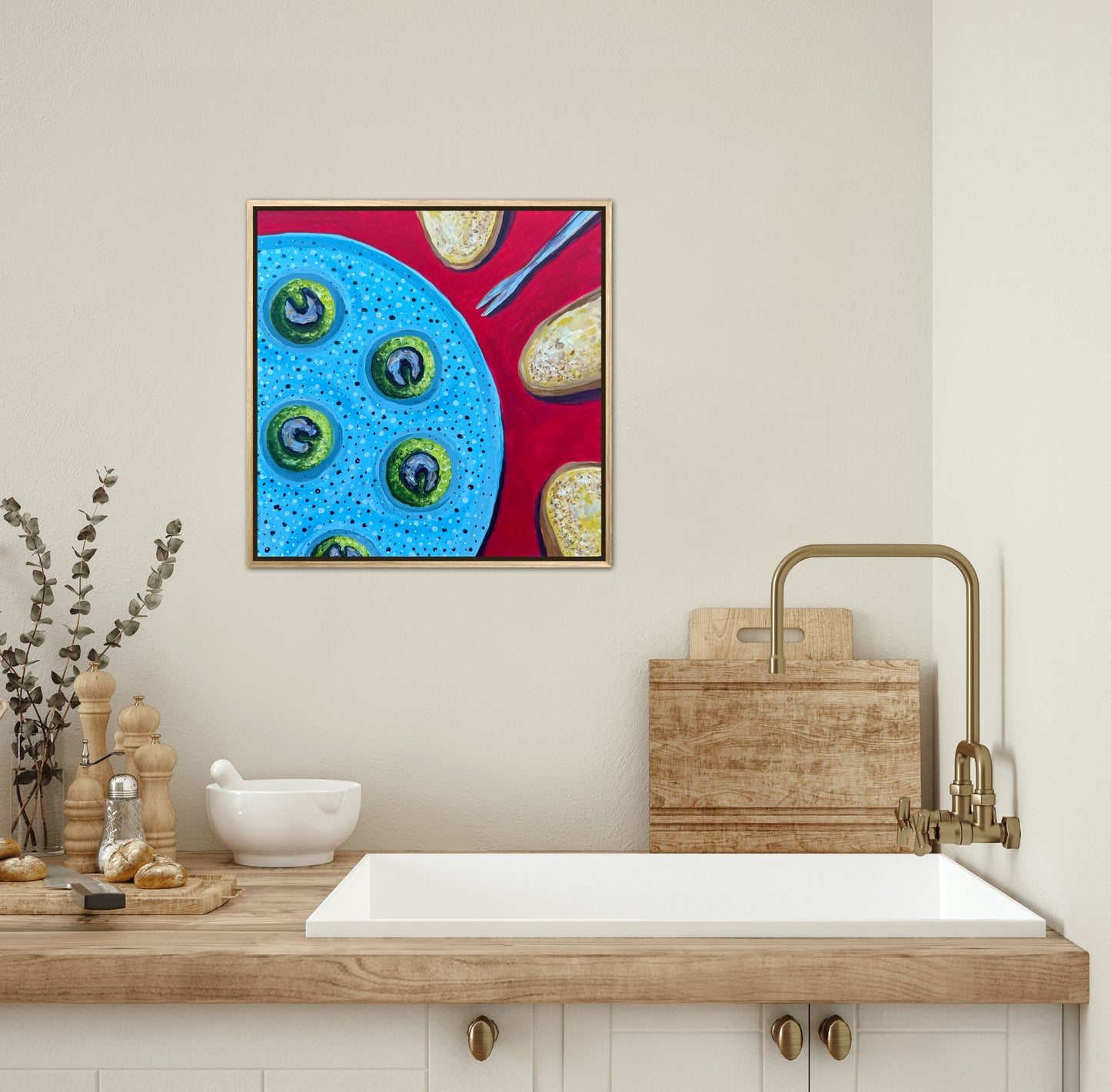 Little Luxuries Collection: Escargot - 12x12in Original Art