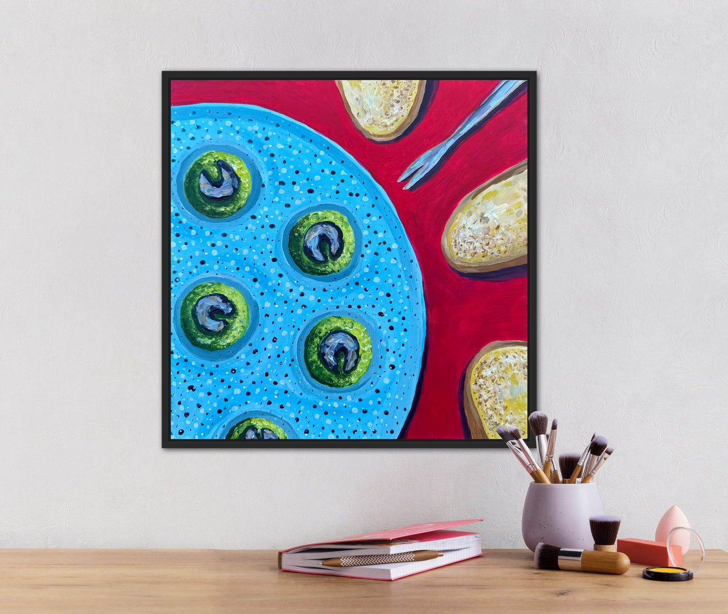 Little Luxuries Collection: Escargot - 12x12in Original Art