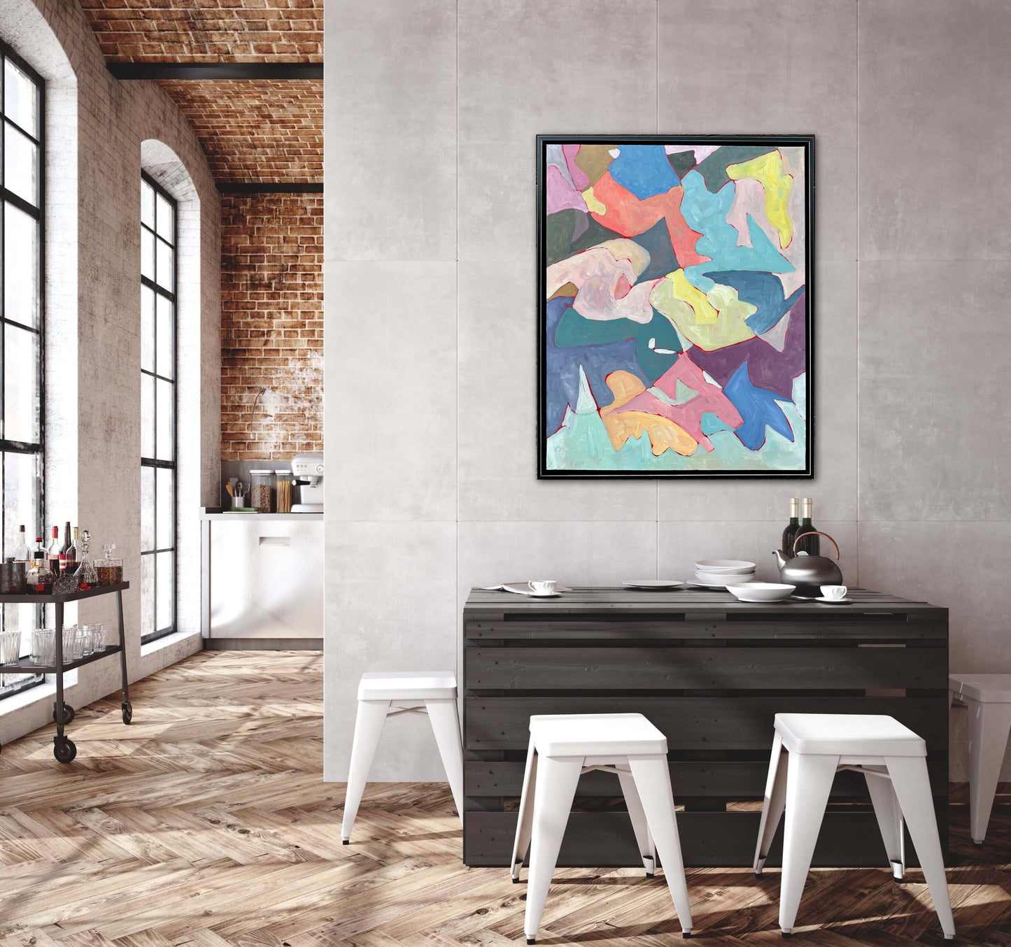 Parts - 24x30in Acrylic on Canvas