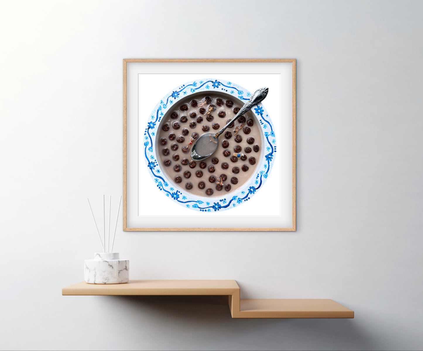 Saturday Mornings: Cocoa Puffs Print - 10x10in Glicée Fine Art Print