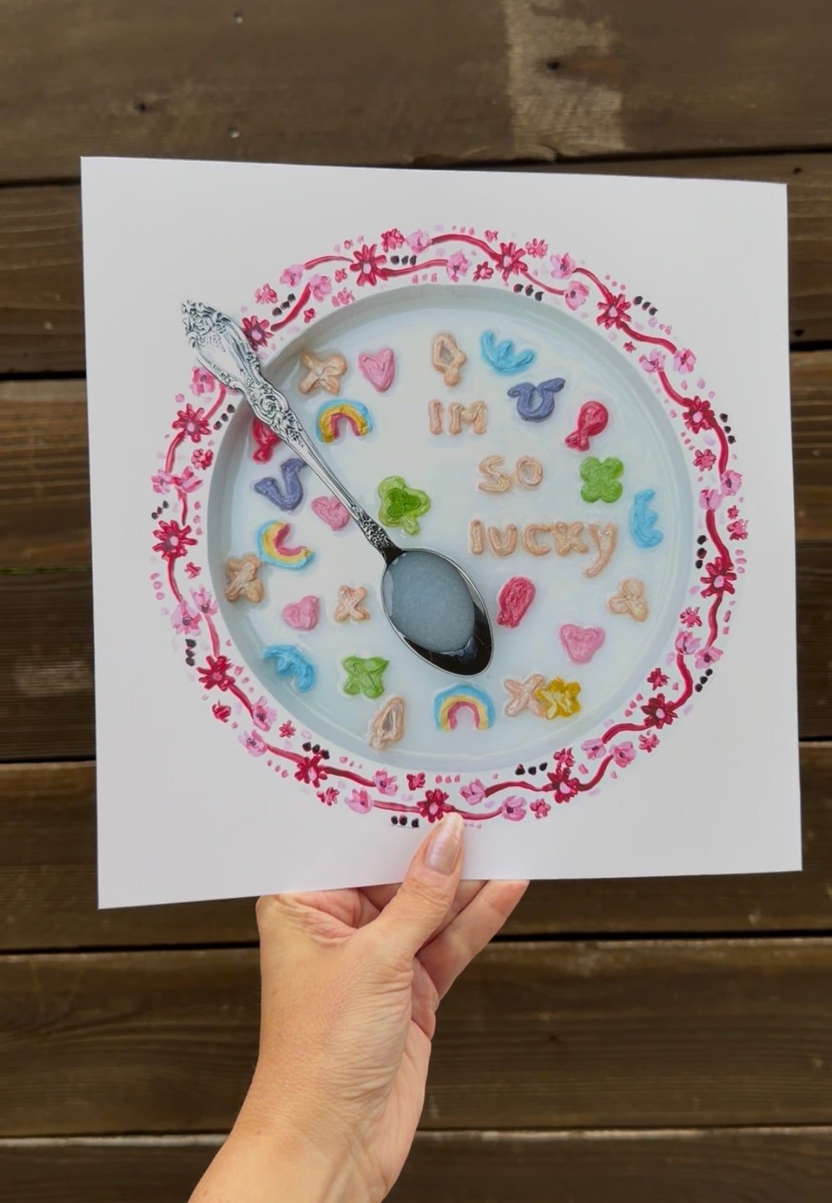 Saturday Mornings: Lucky Charms Print - 10x10in Glicée Fine Art Print