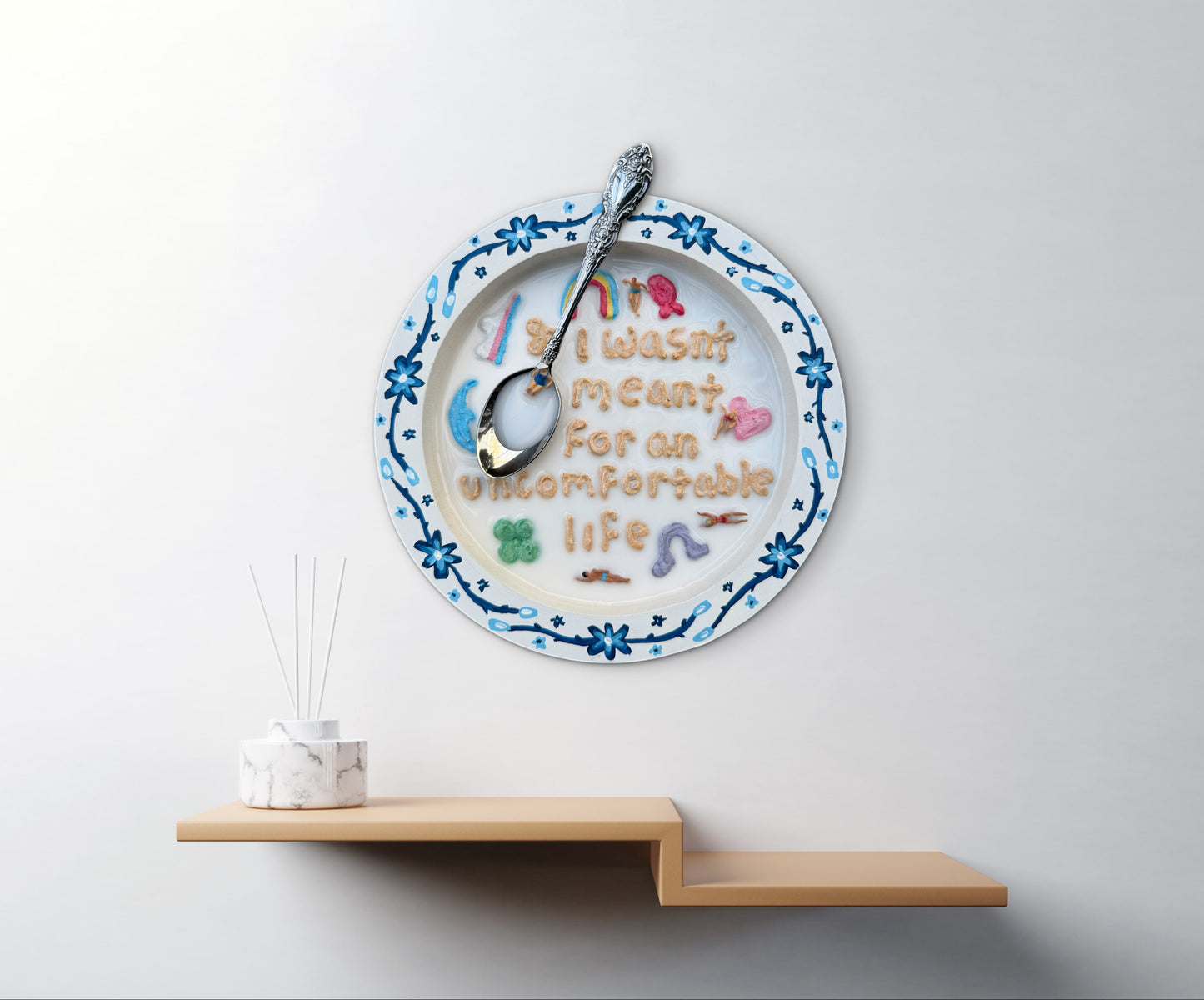 Lucky Charms: Saturday Mornings Cereal Collection - 8x8in Mixed Media