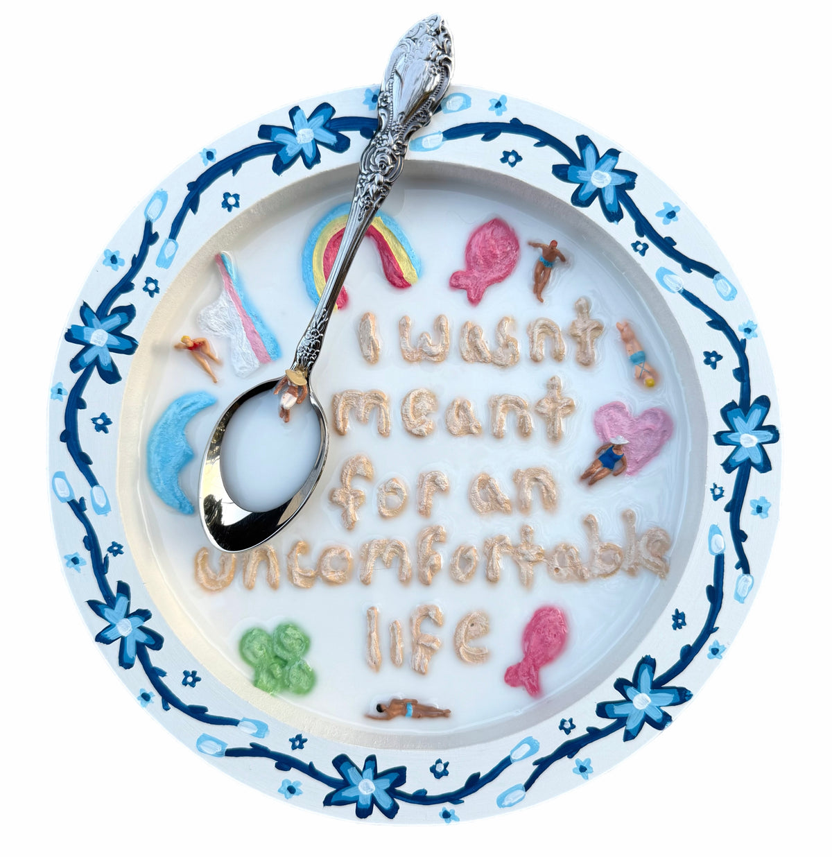 Lucky Charms: Saturday Mornings Cereal Collection - 8x8in Mixed Media