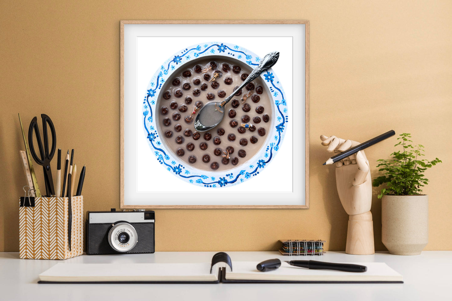 Saturday Mornings: Cocoa Puffs Print - 10x10in Glicée Fine Art Print