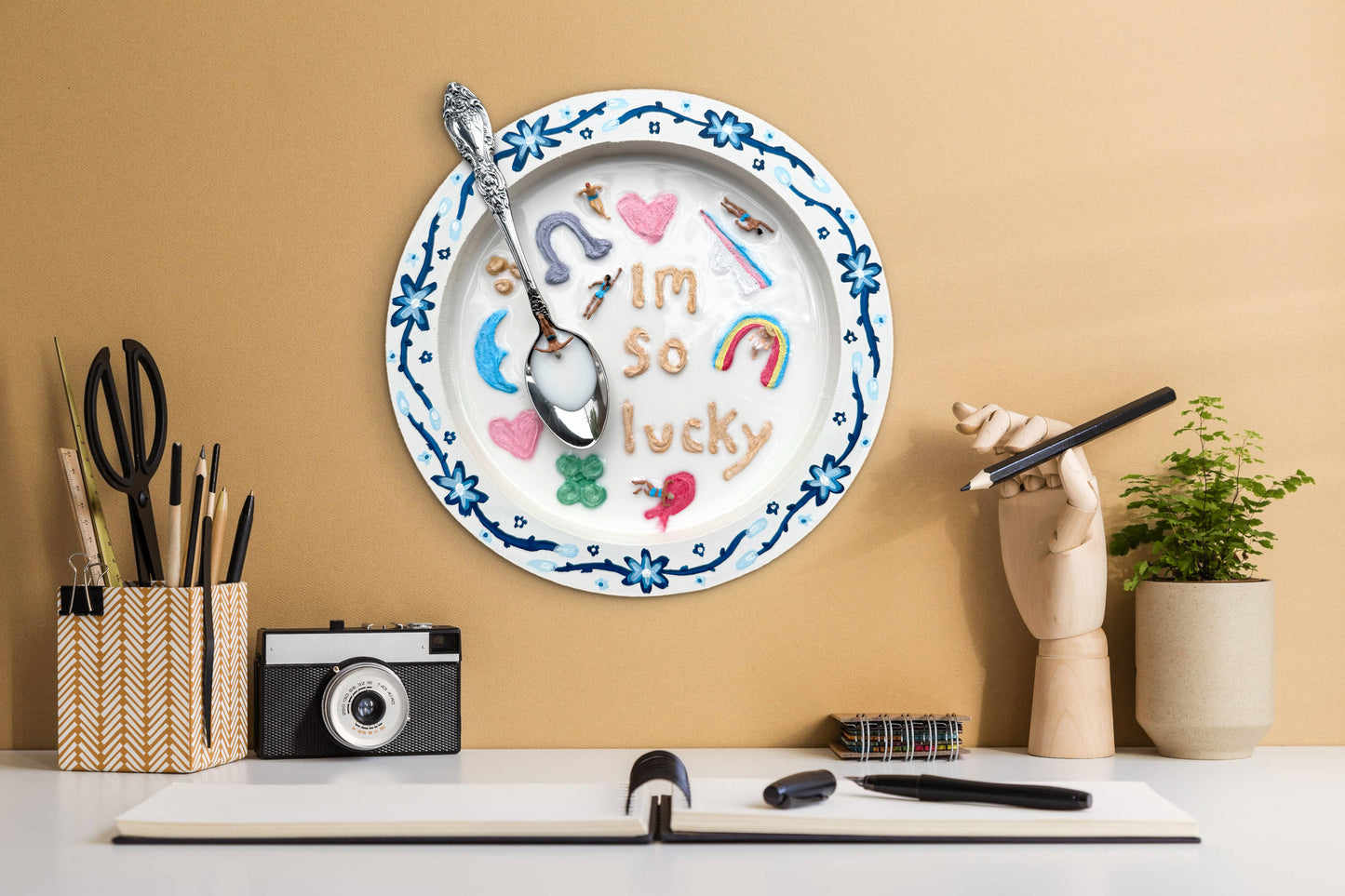 Lucky Charms: Saturday Mornings Cereal Collection - 8x8in Mixed Media