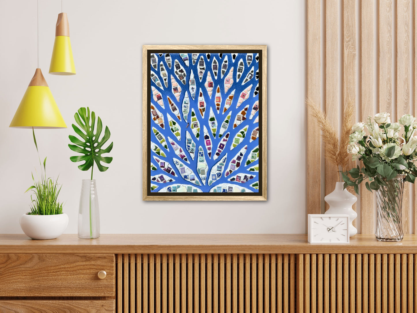 The Path to Knowledge - 16x20in Mixed Media; Sand, Acrylic & Resin on Canvas Framed