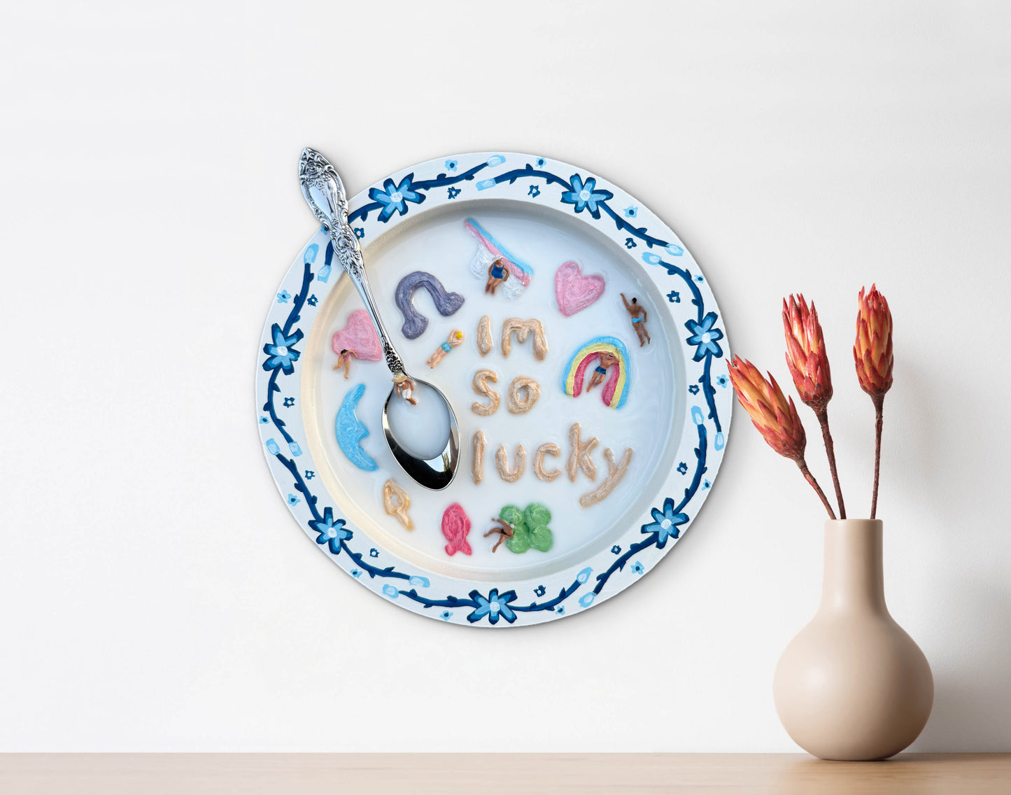 Lucky Charms: Saturday Mornings Cereal Collection - 8x8in Mixed Media