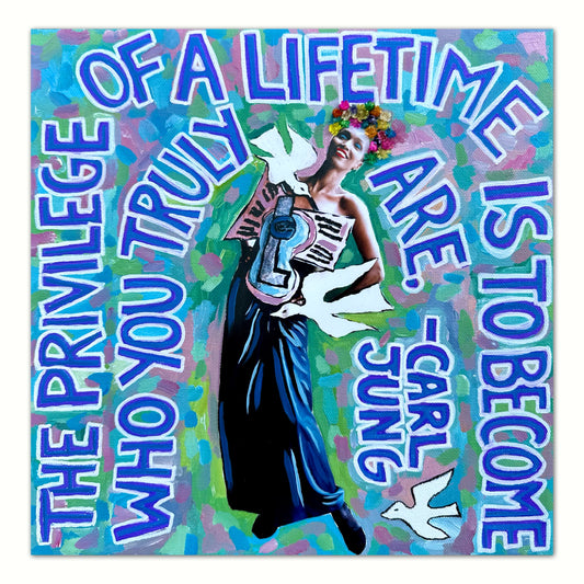 Vogue Reflections: The Privilege of a Lifetime - 10x10in Glicée Fine Art Print