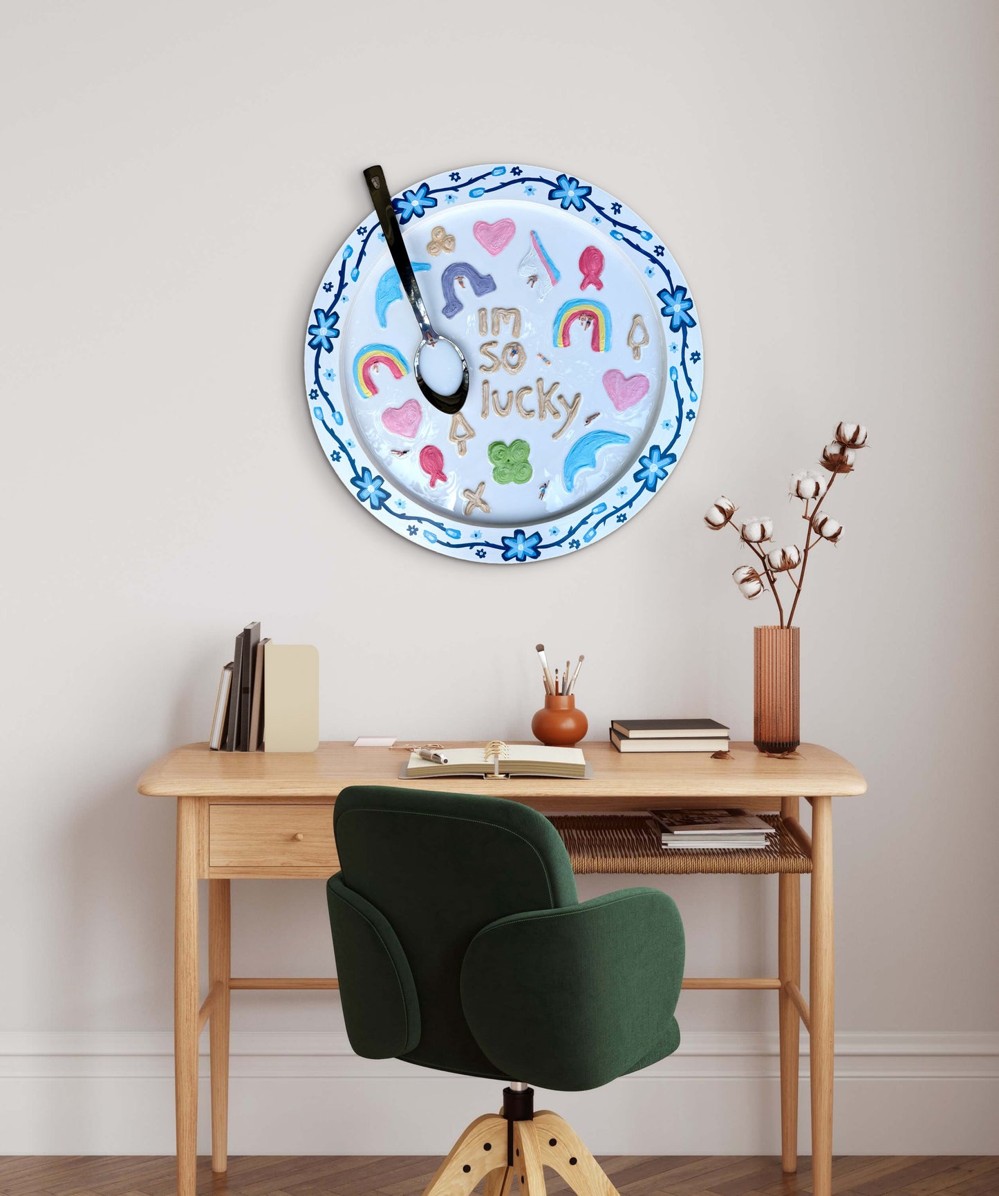 Lucky Charms: Saturday Mornings Cereal Collection - 20x20in Mixed Media