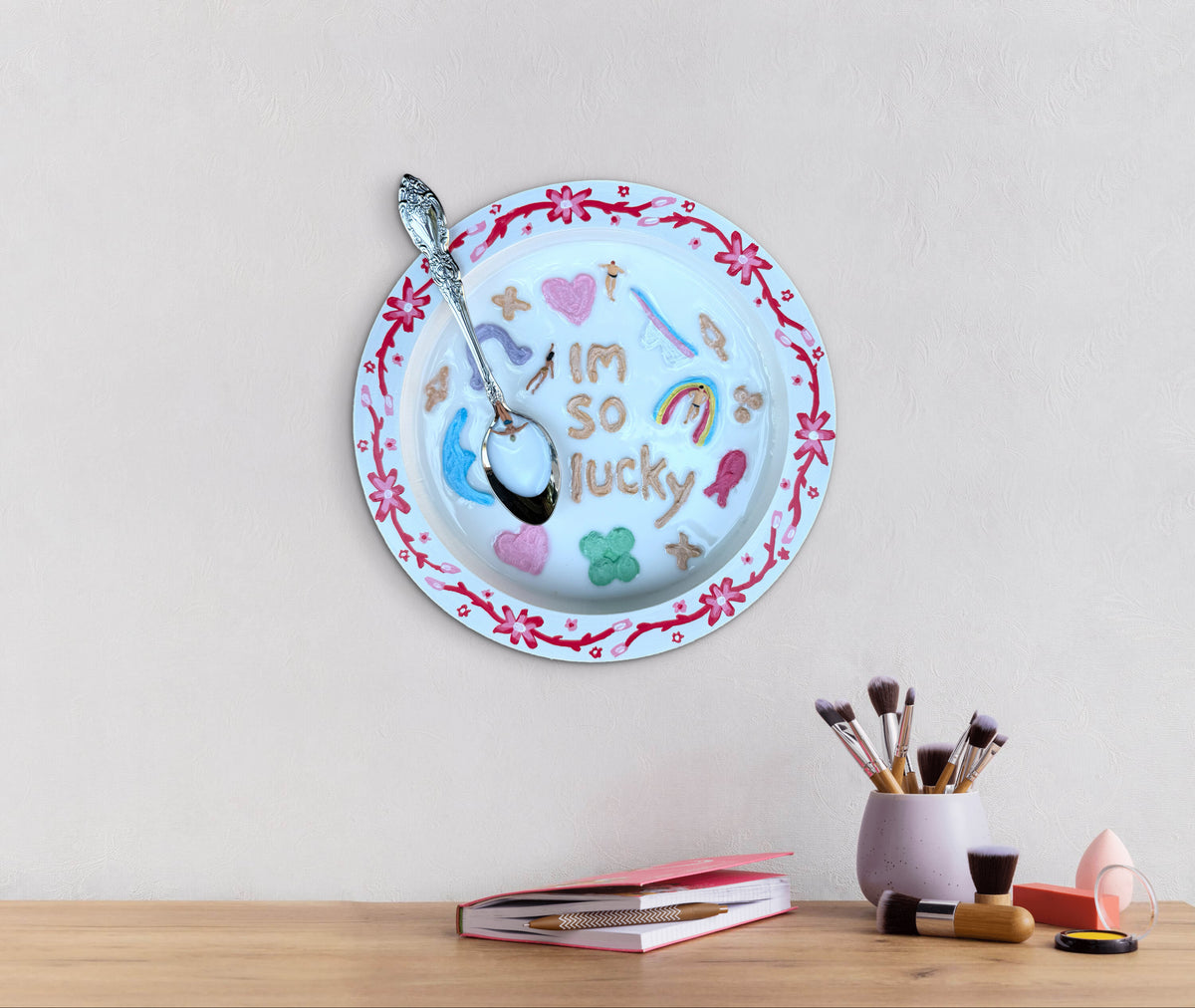 Lucky Charms: Saturday Mornings Cereal Collection - 8x8in Mixed Media