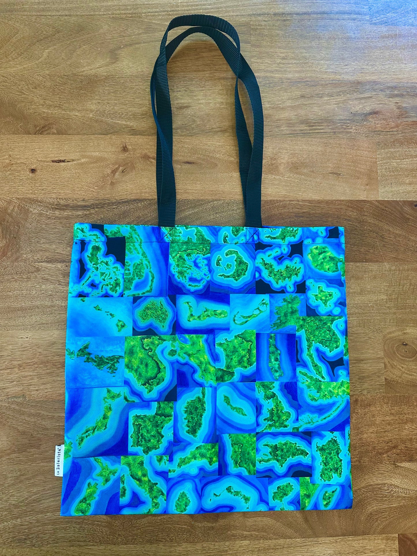 Explore the World Art Map Tote Bag