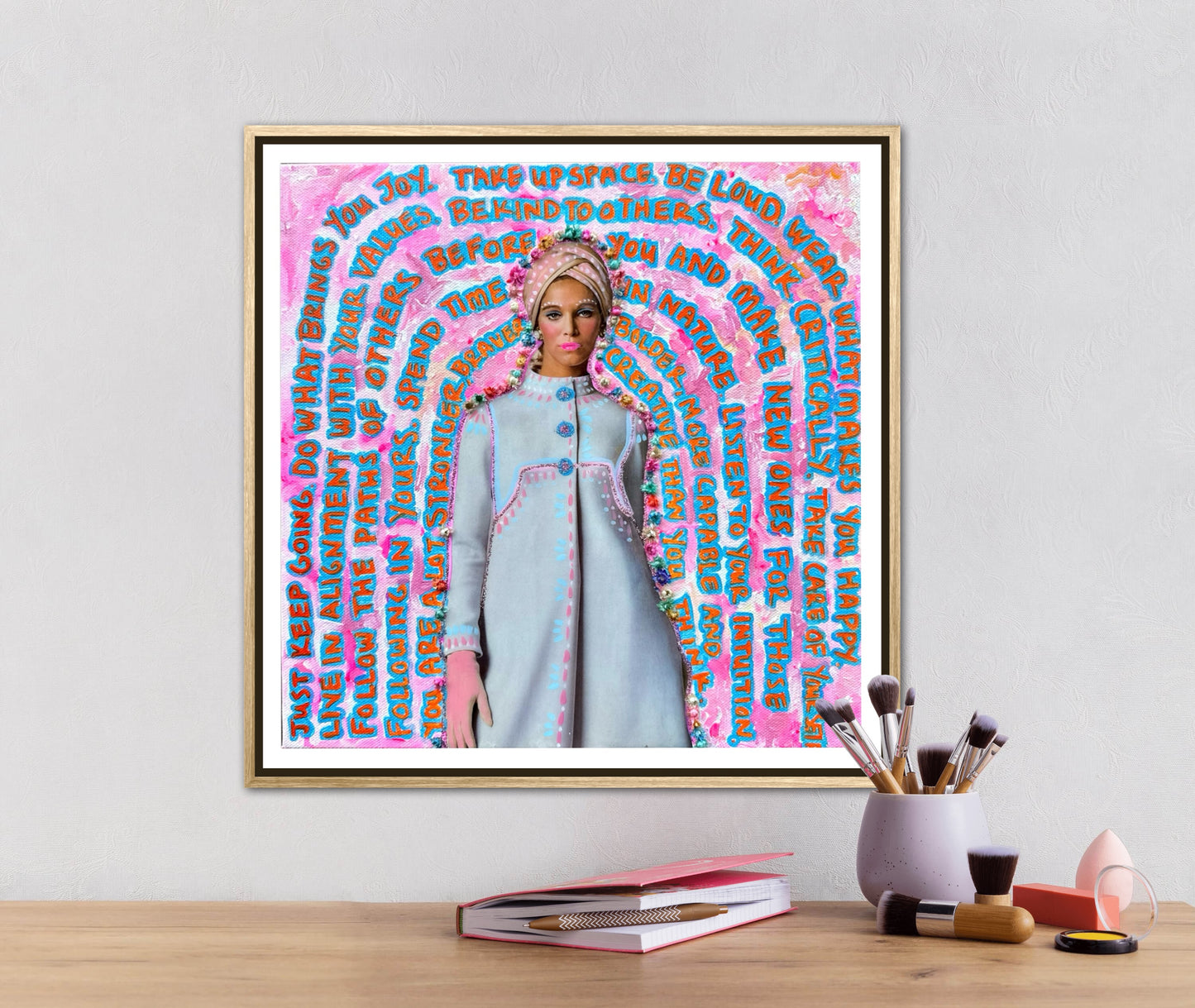 “Just Keep Going” Giclée Fine Art Print 10x10in