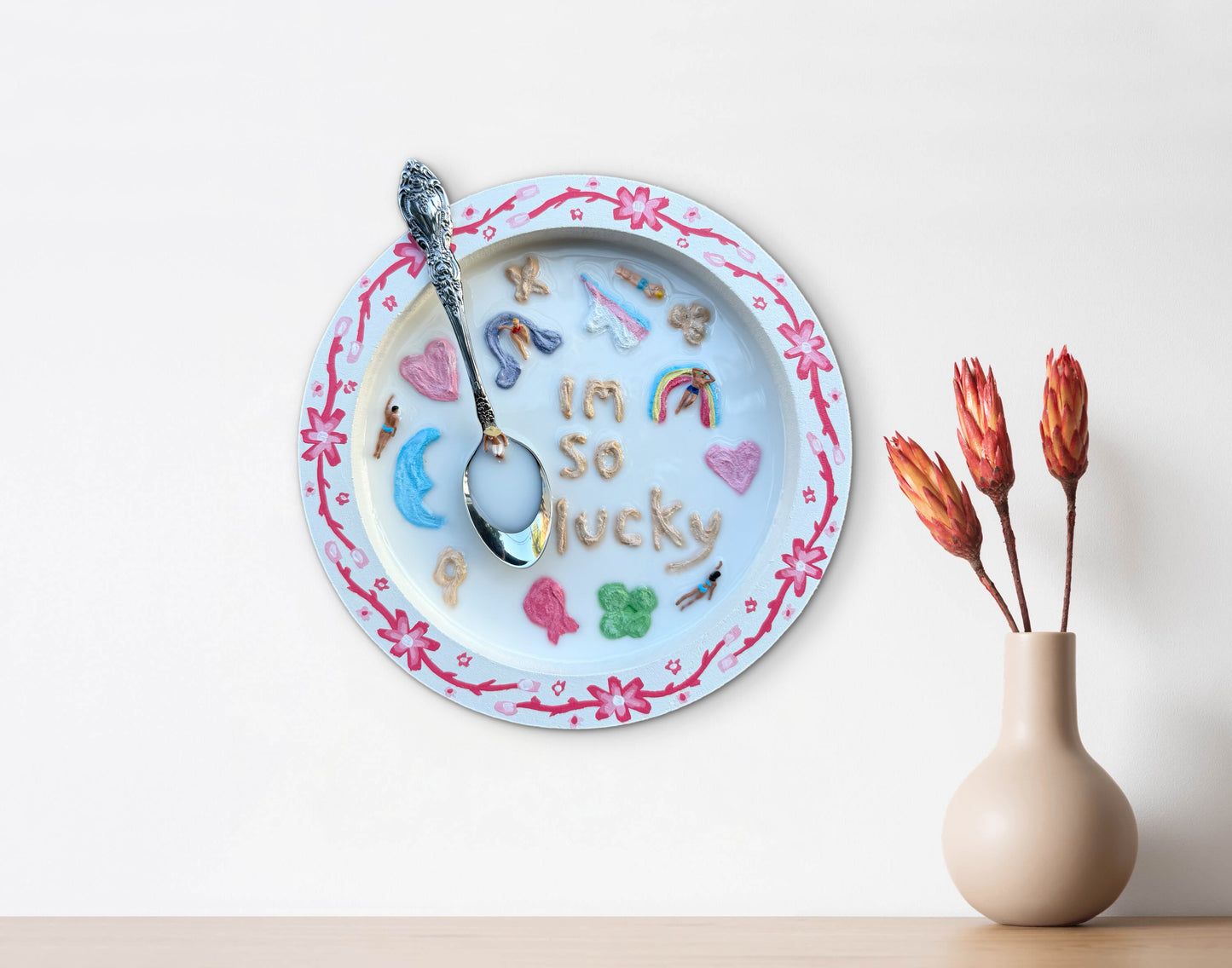 Lucky Charms: Saturday Mornings Cereal Collection - 8x8in Mixed Media