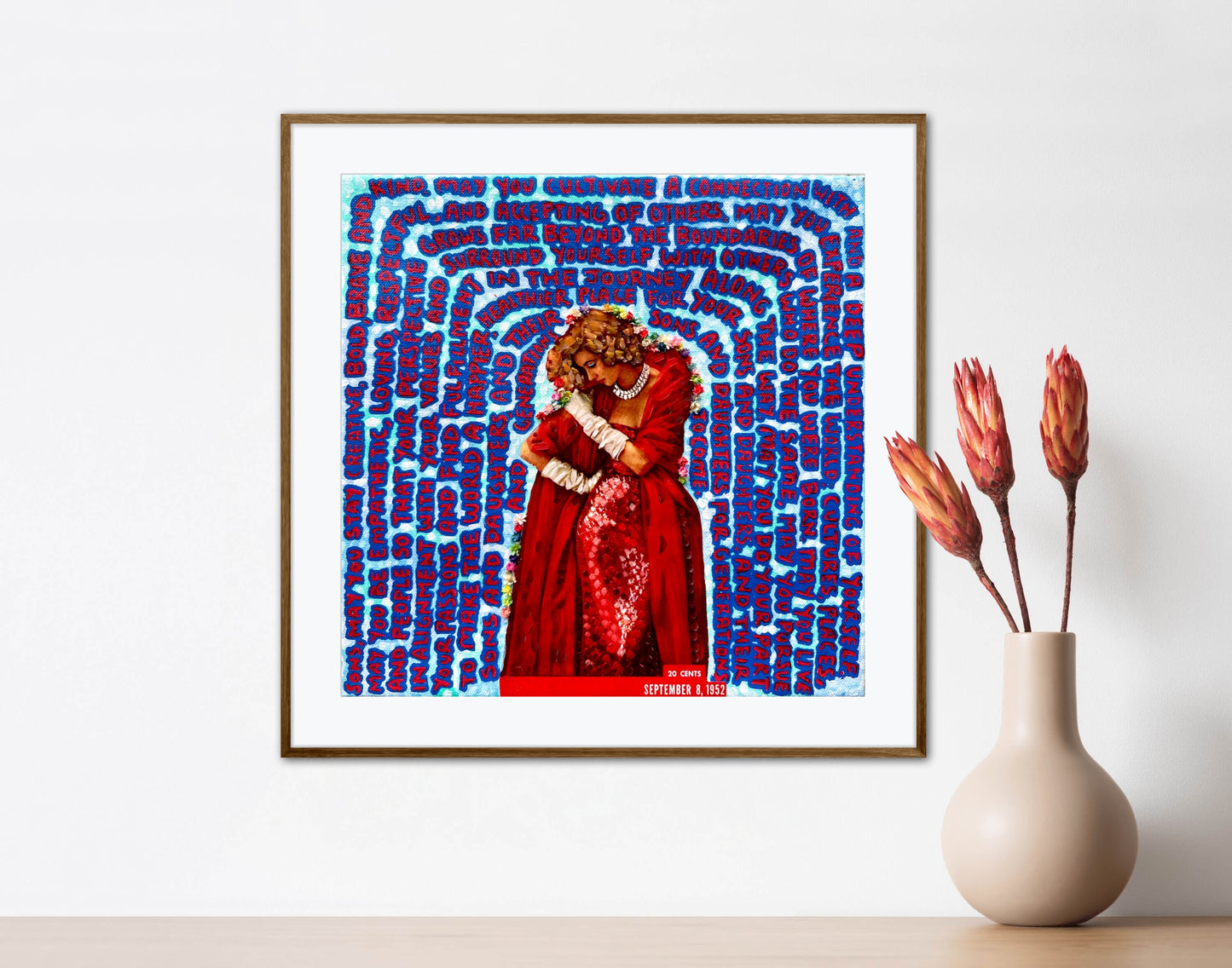 Vogue Reflections: Dear Sons - 10x10in Glicée Fine Art Print