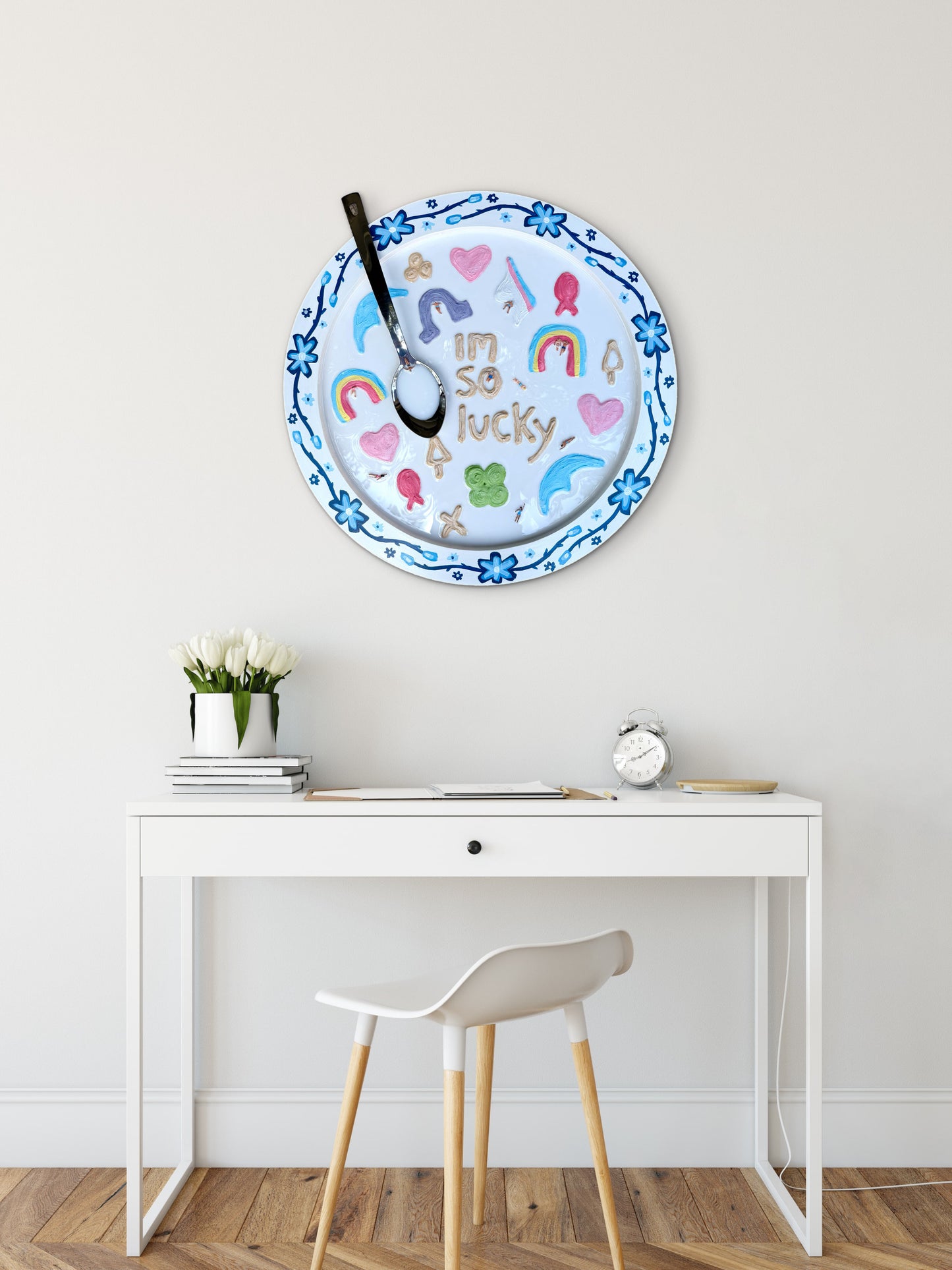 Lucky Charms: Saturday Mornings Cereal Collection - 20x20in Mixed Media