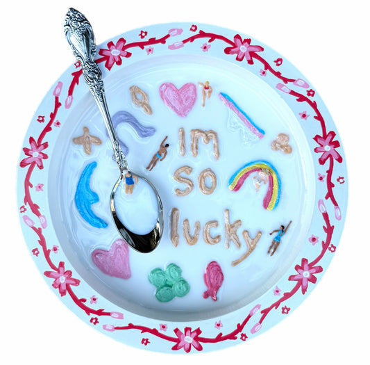 Lucky Charms: Saturday Mornings Cereal Collection - 8x8in Mixed Media