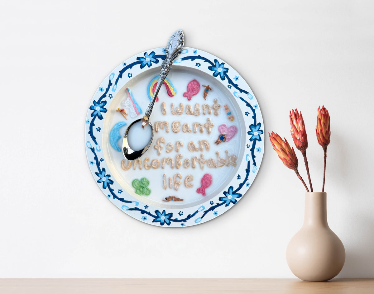 Lucky Charms: Saturday Mornings Cereal Collection - 8x8in Mixed Media