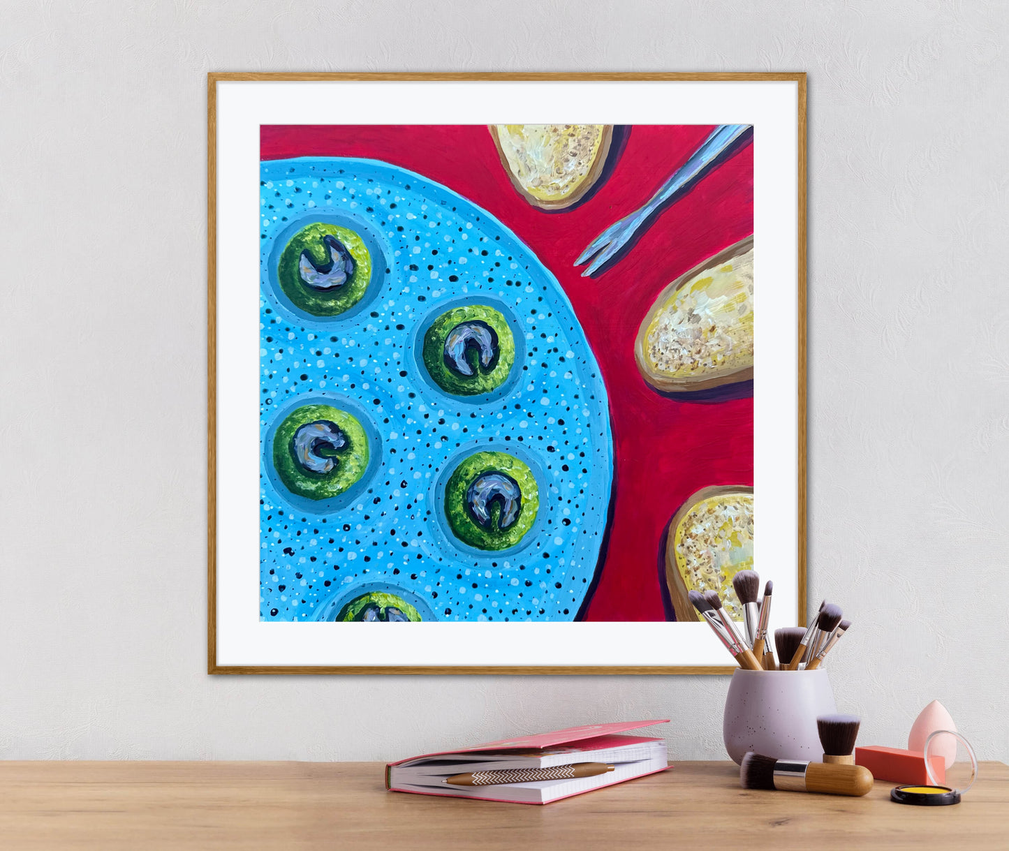 Little Luxuries Collection: Escargot - 10x10in Glicée Fine Art Print