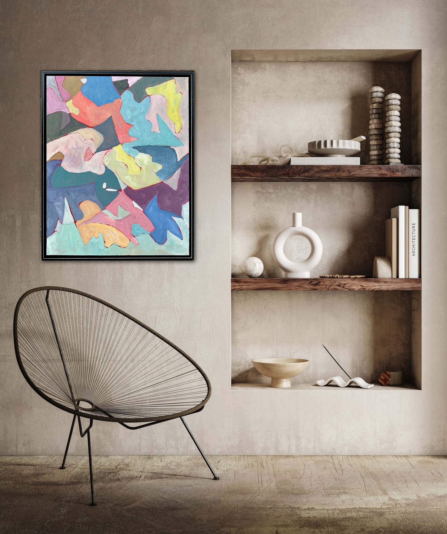 Parts - 24x30in Acrylic on Canvas