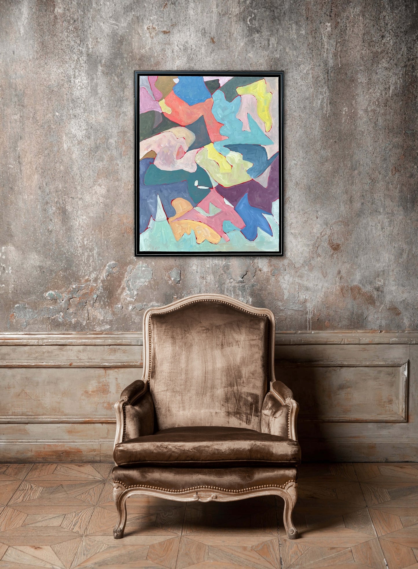 Parts - 24x30in Acrylic on Canvas